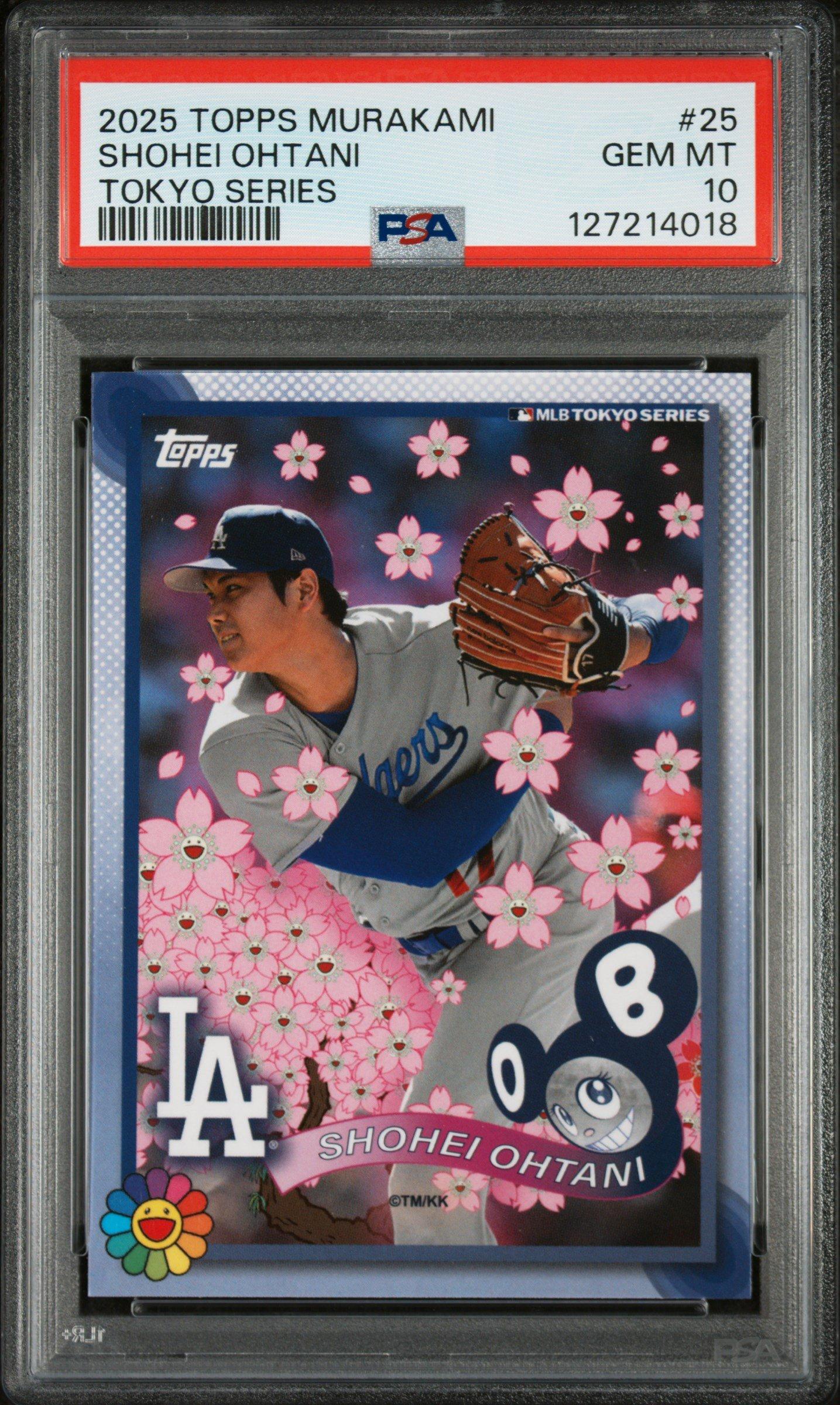 2025 Topps Takashi Murakami + Mlb World Tour Tokyo Series 25