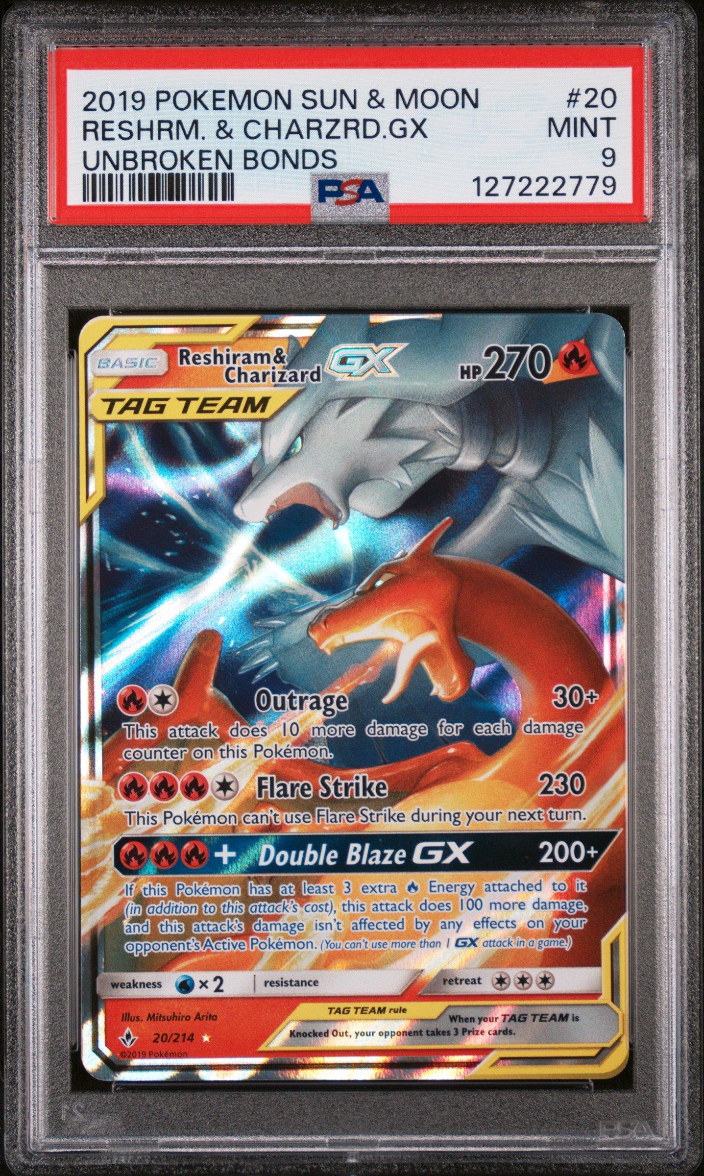 reshiram and charizard pokemon card - Sun & Moon - Unbroken Bonds - & Charizard-GX No Size. TCG - POKEMON LEAGUE BATTLE