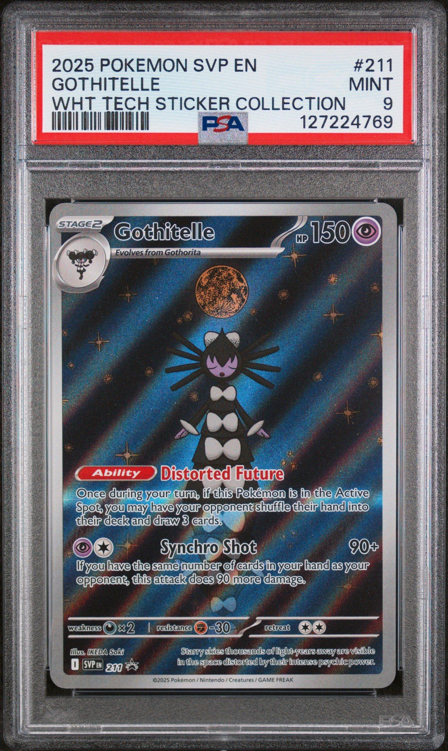 pokemon gothitelle card (092) 2023 Pal EN-Paldea Evolved Distorted Future Once during your turn 2012 Pokemon Japanese Bandai Kids