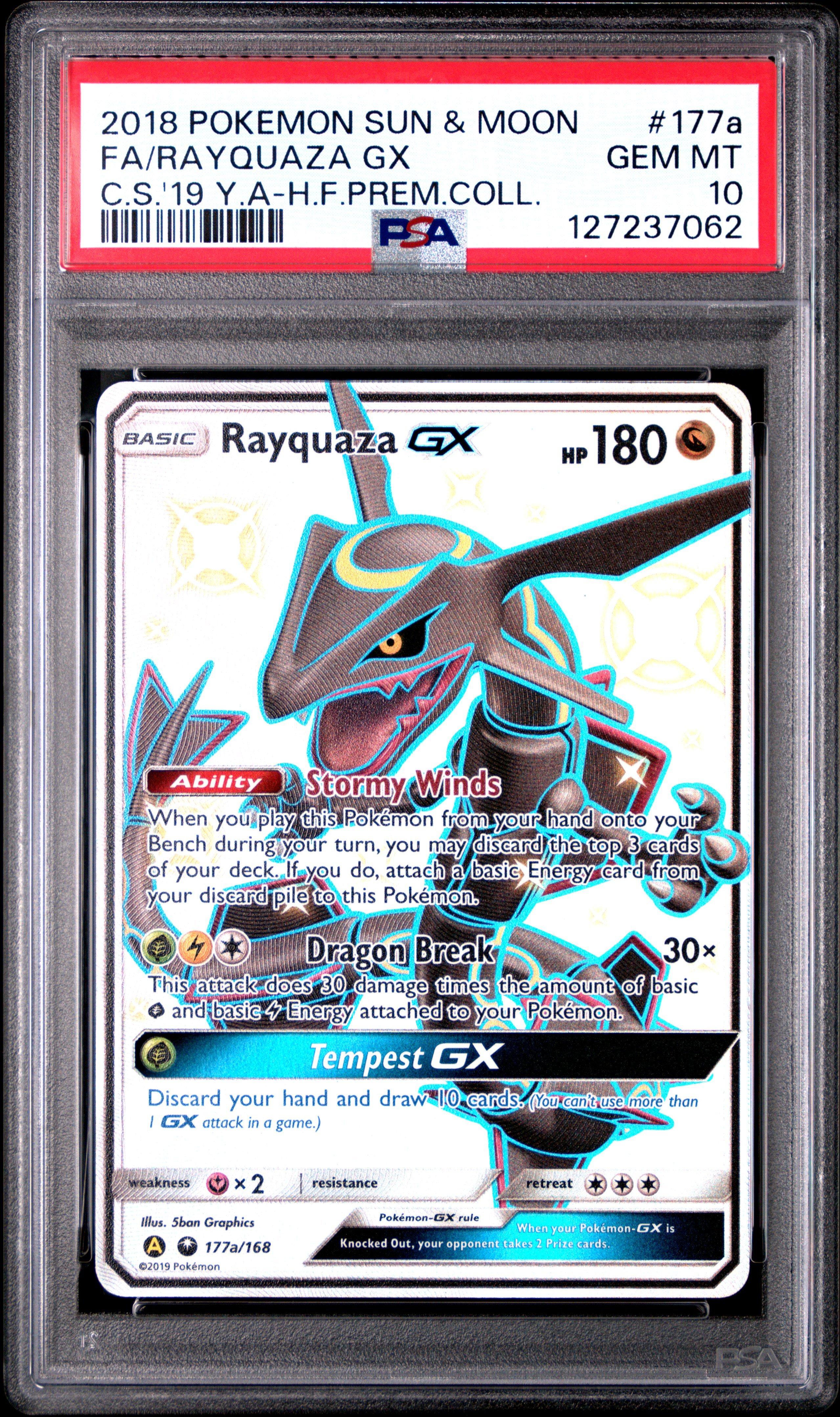 rayquaza gx pokemon card Rayquaza GX #109 EXTENDED ART