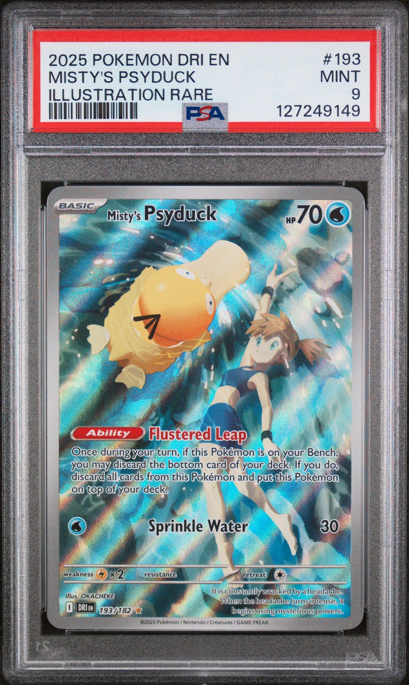 2025 Pokemon Dri En-destined Rivals 193 Misty's Psyduck
