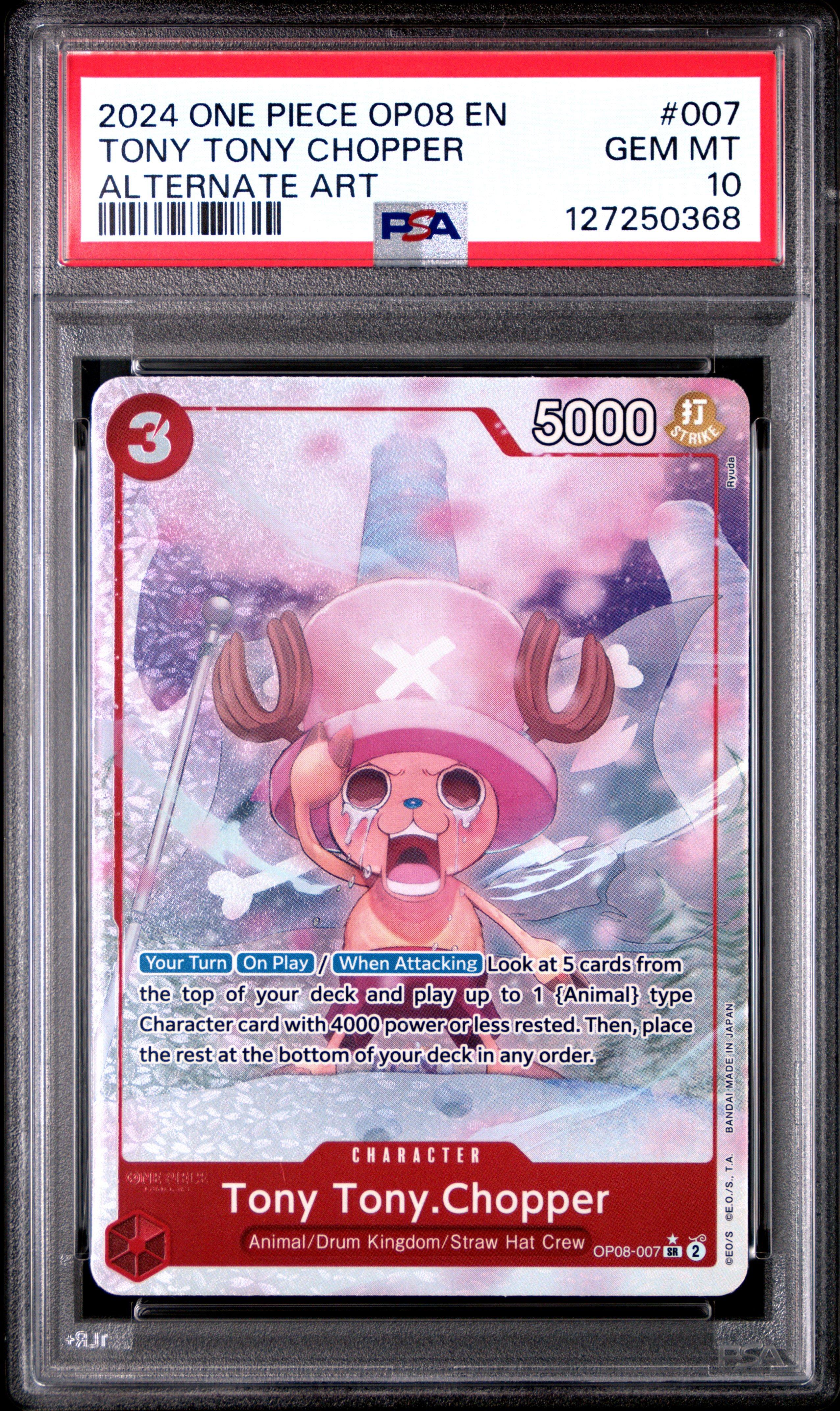 2024 One Piece Op08-two Legends 007 Tony Tony Chopper Alternate