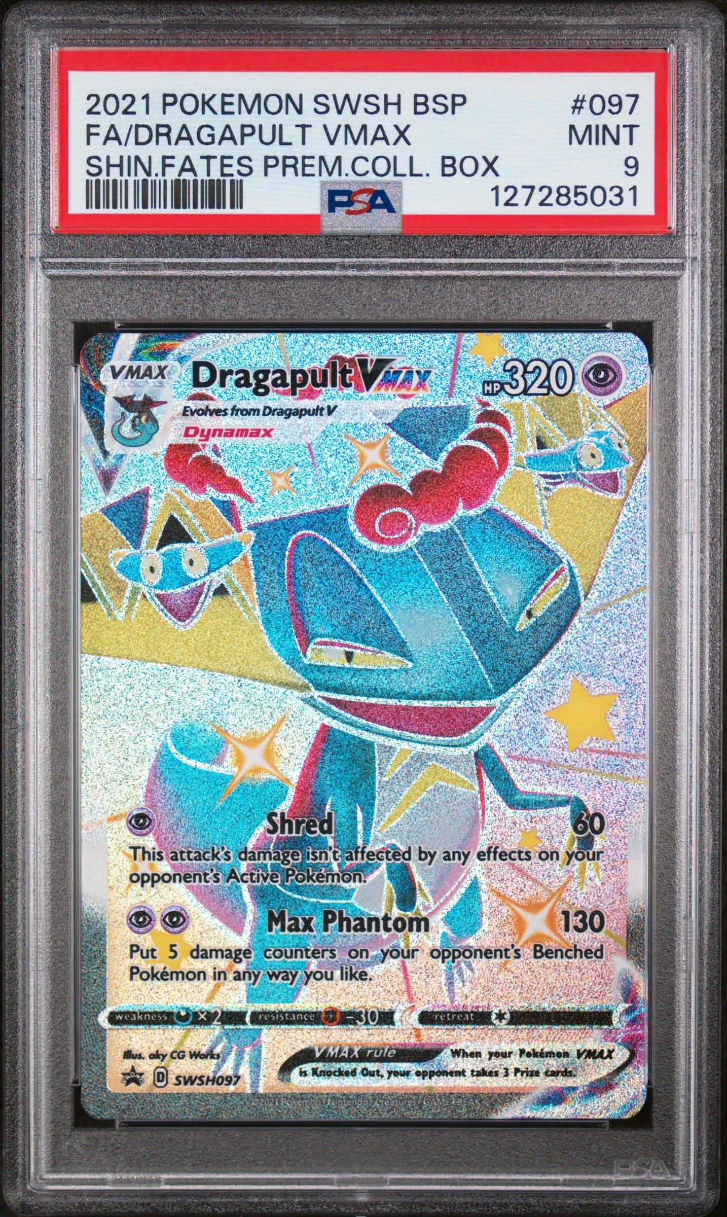2021 Pokemon Swsh Black Star Promo 097 Full Art/dragapult Vmax