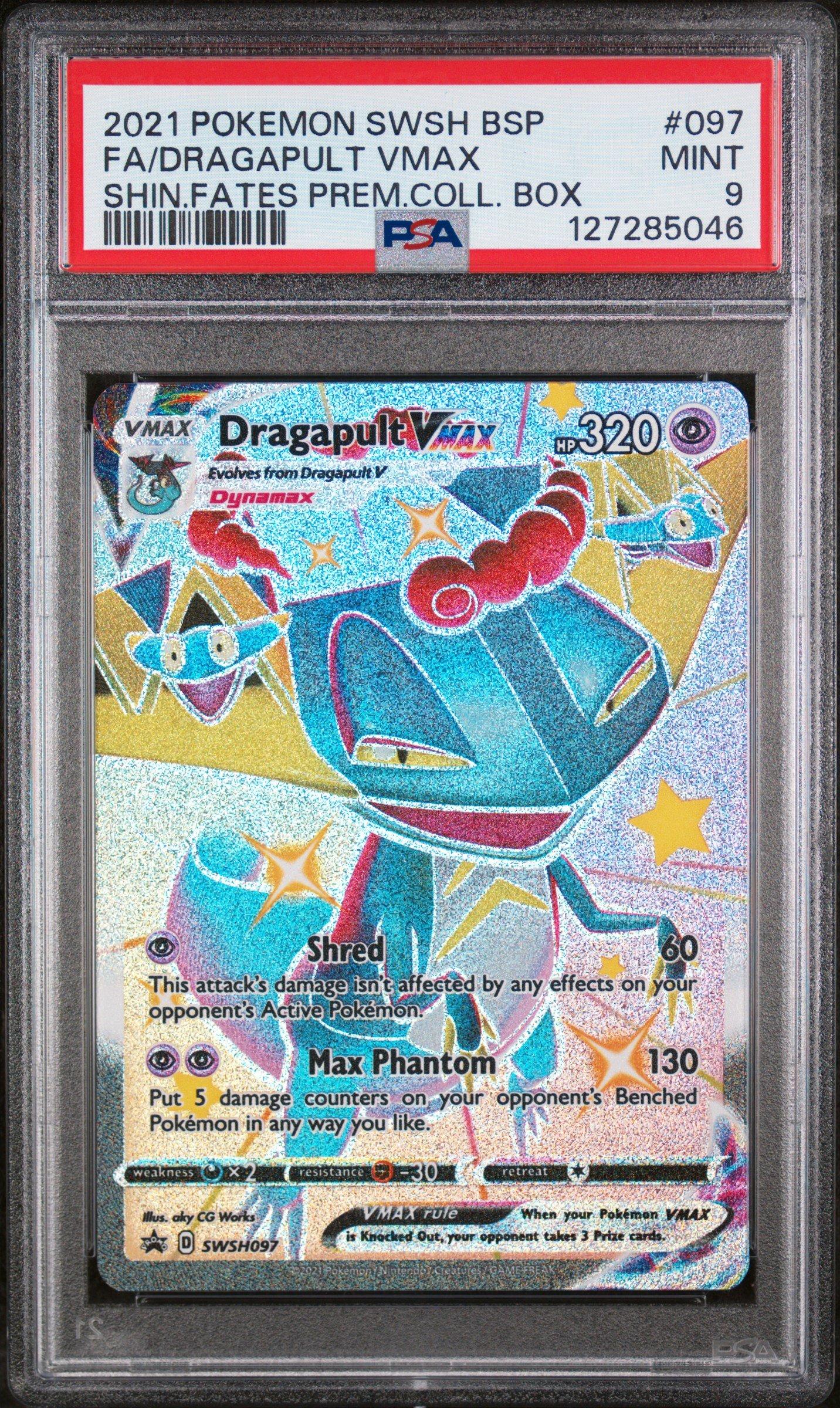 2021 Pokemon Swsh Black Star Promo 097 Full Art/dragapult Vmax