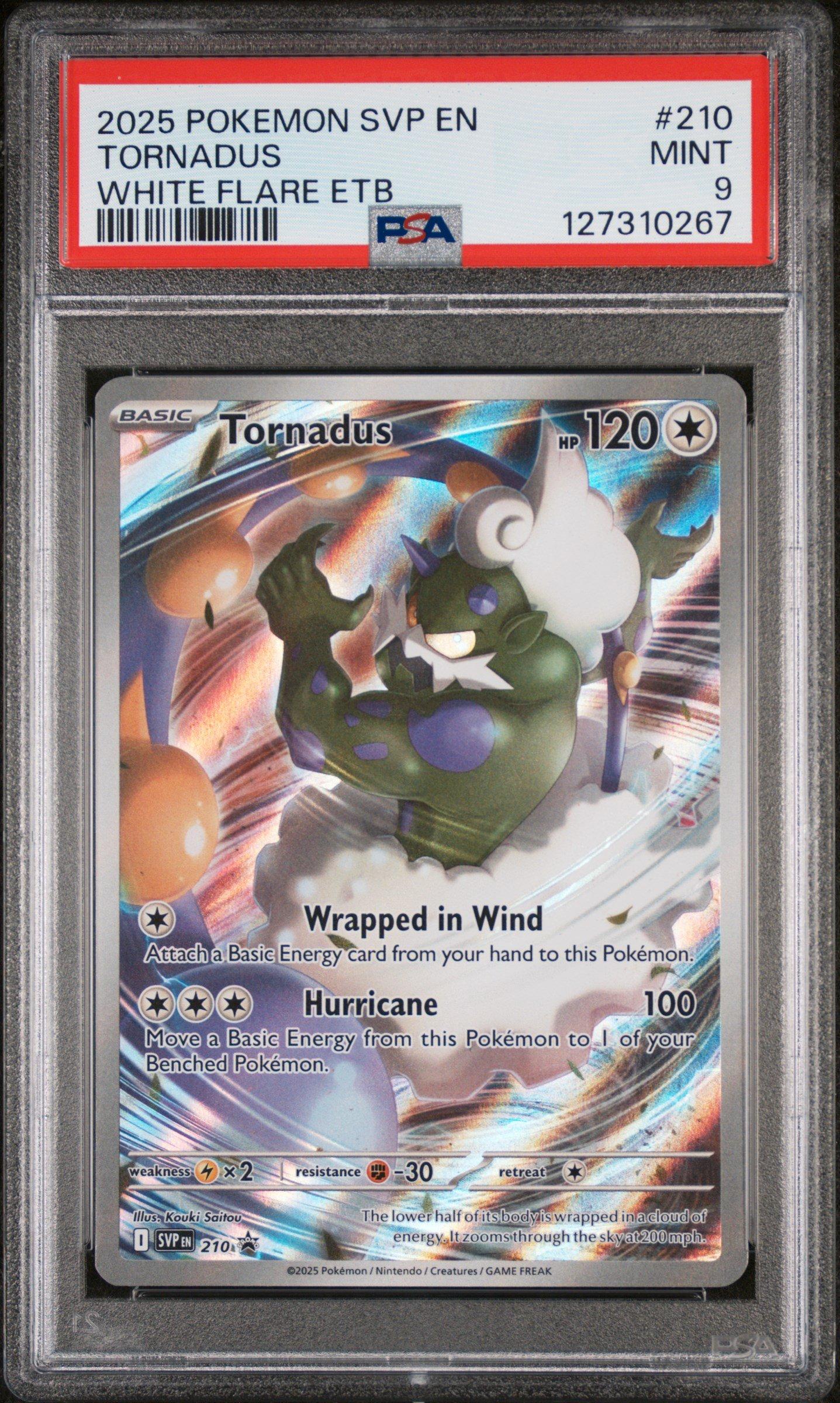 2025 Pokemon Svp En-sv Black Star Promo 210 Tornadus White Flare