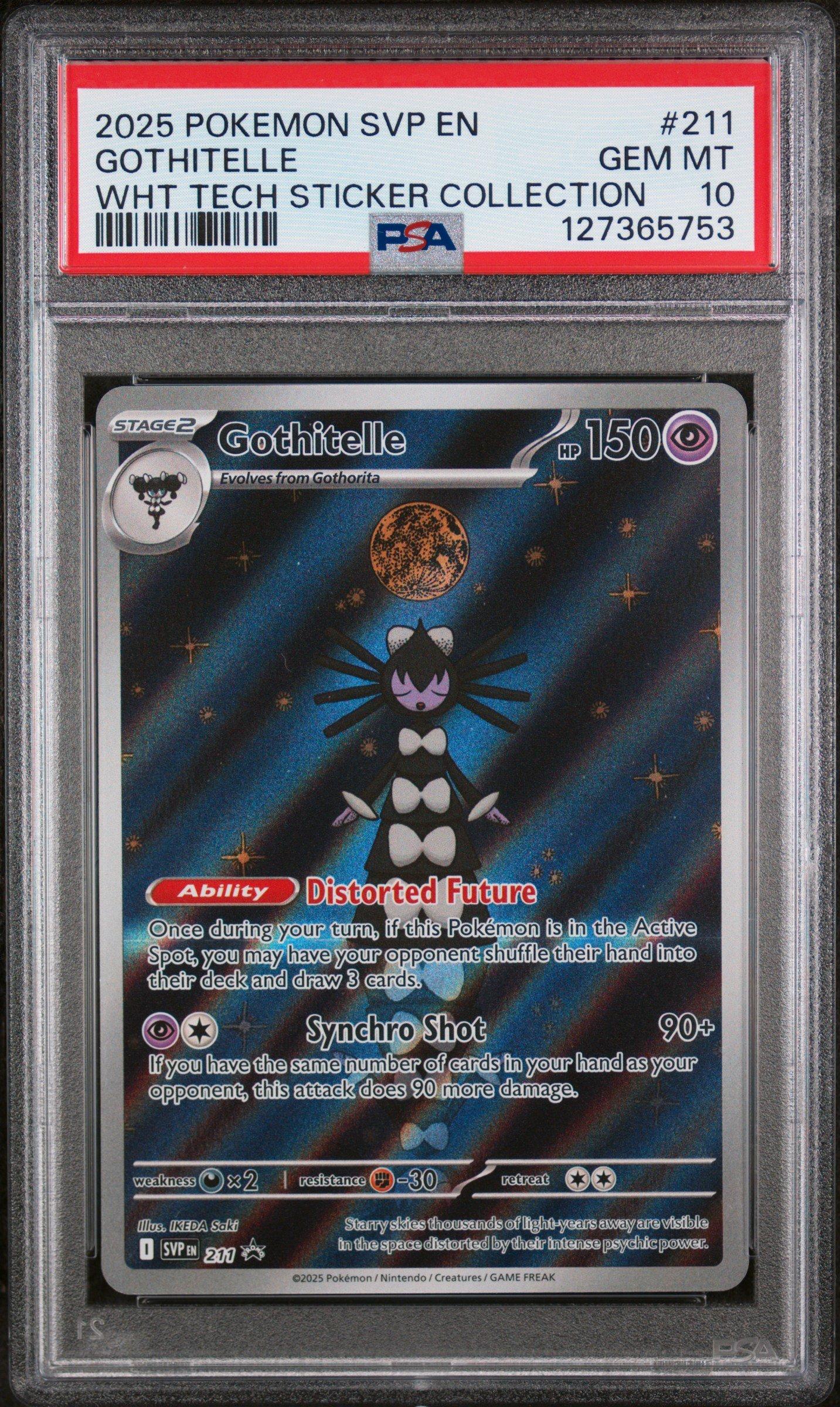 2025 Pokemon Svp En-sv Black Star Promo 211 Gothitelle White Flare
