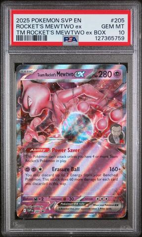 2025 Pokemon Svp En-sv Black Star Promo 205 Team Rocket's Mewtwo