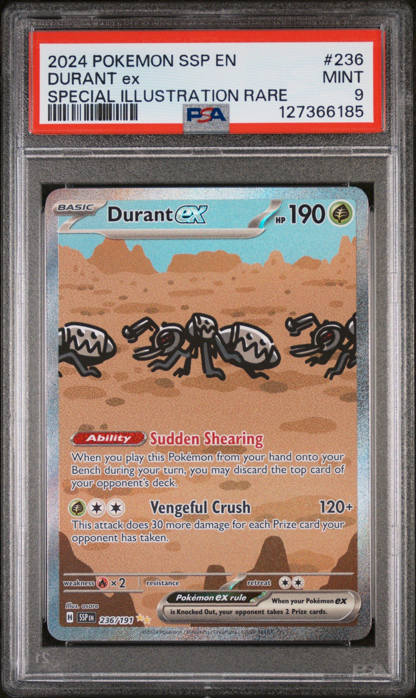 2024 Pokemon Ssp En-surging Sparks 236 Durant Ex Special