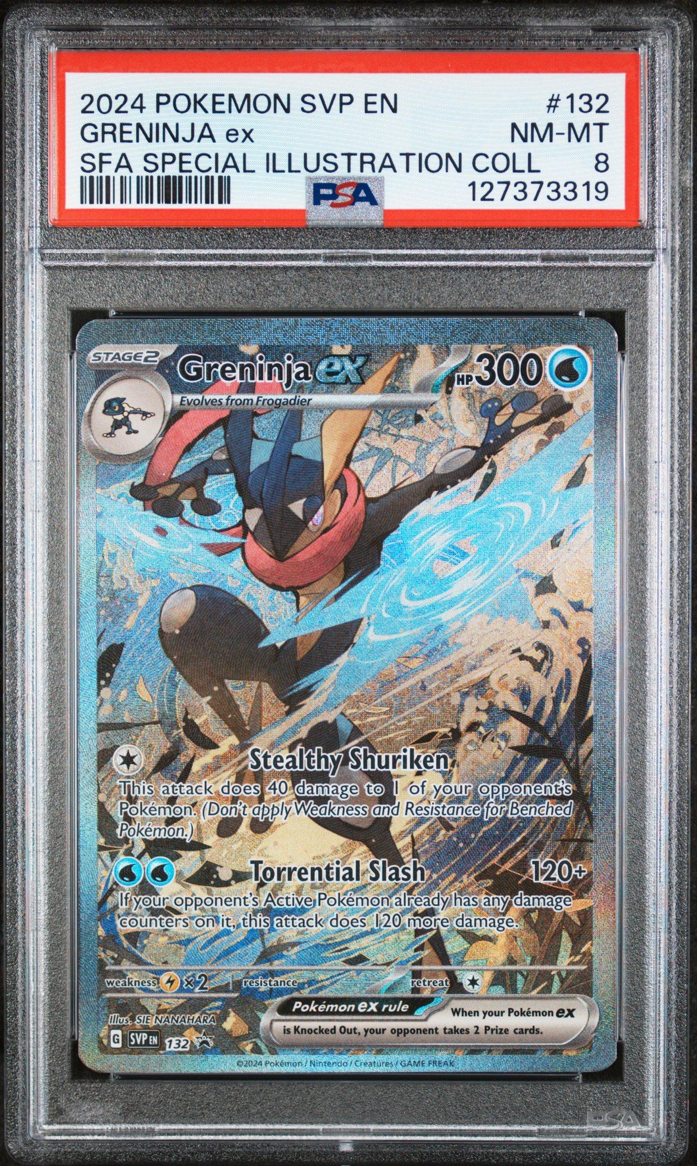 2024 Pokemon Svp En-sv Black Star Promo 132 Greninja Ex Shrouded