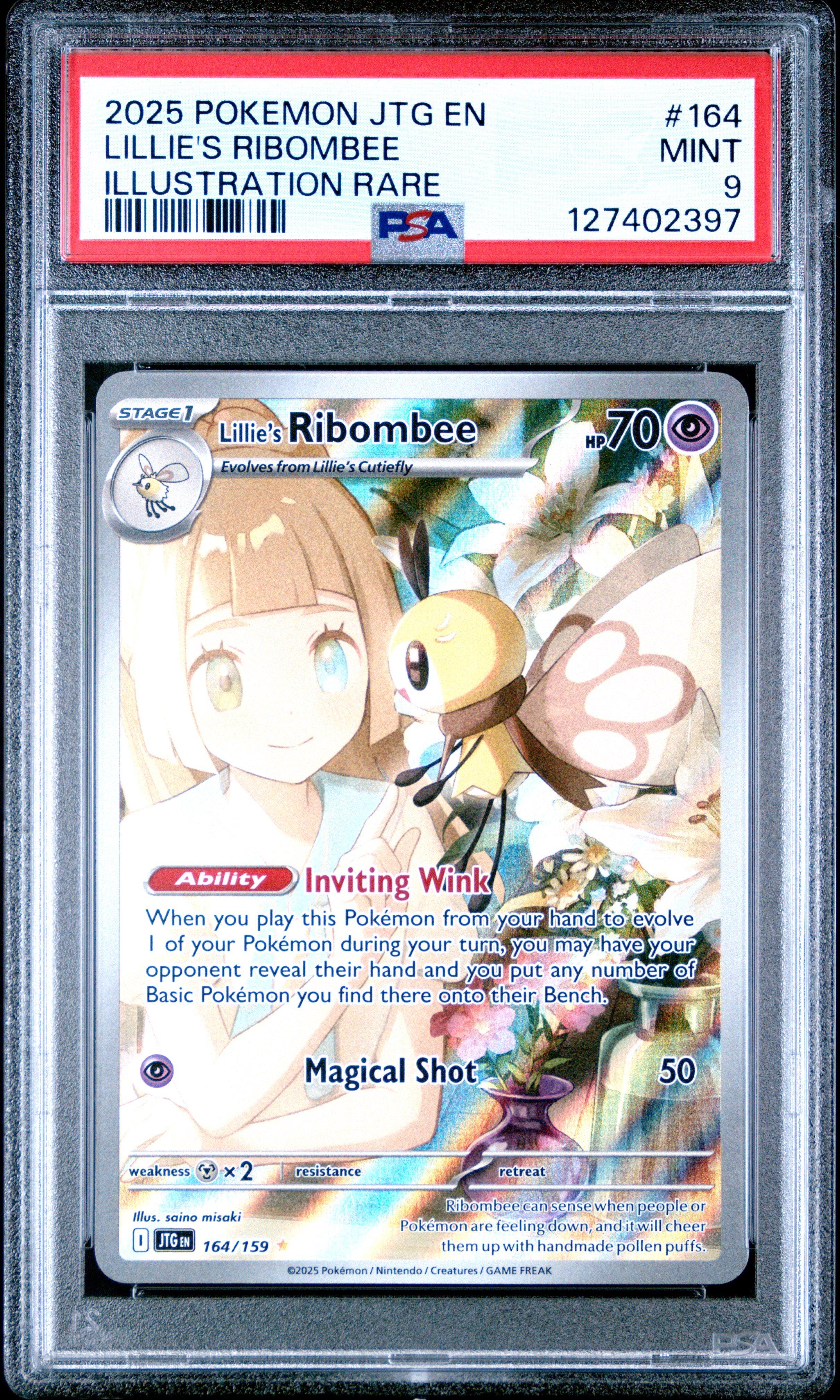 2025 Pokemon Jtg En-journey Together 164 Lillie's Ribombee