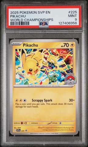 2025 Pokemon Japanese M-p Promo 020 Pikachu Mcdonald's PSA 9