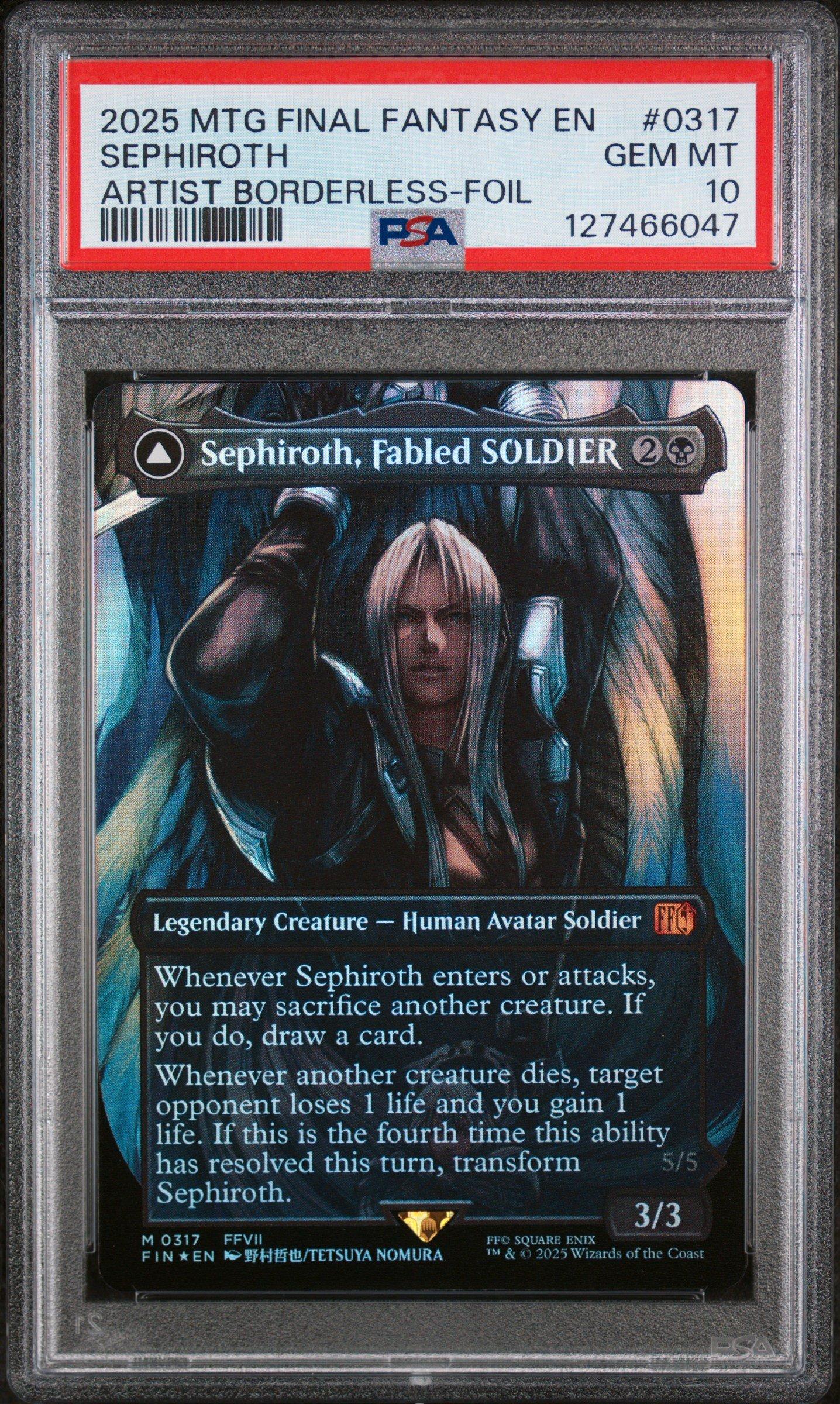 2025 Magic The Gathering Final Fantasy 0317 Sephiroth, Fabled