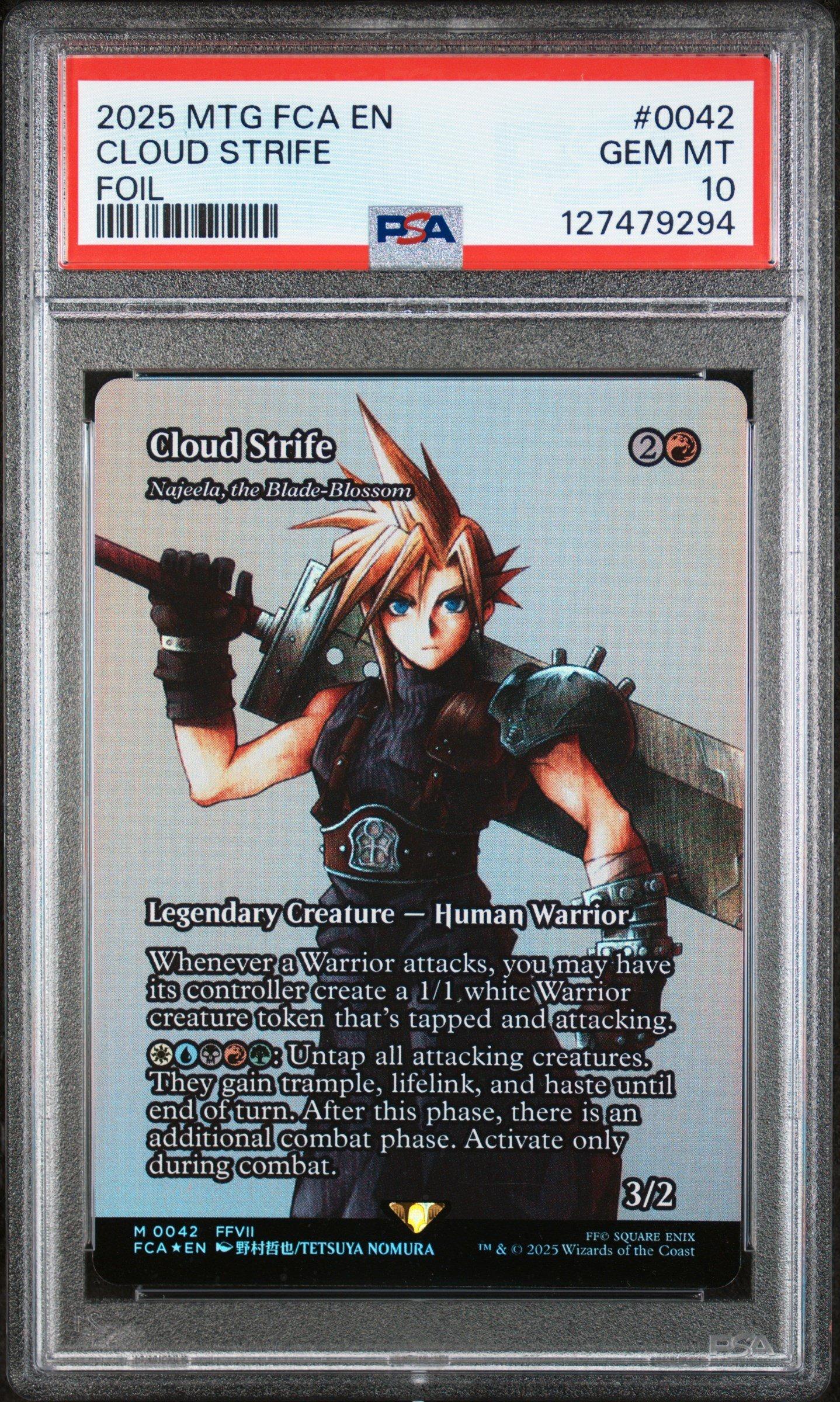 2025 Magic The Gathering Final Fantasy Through The Ages 0042 Cloud