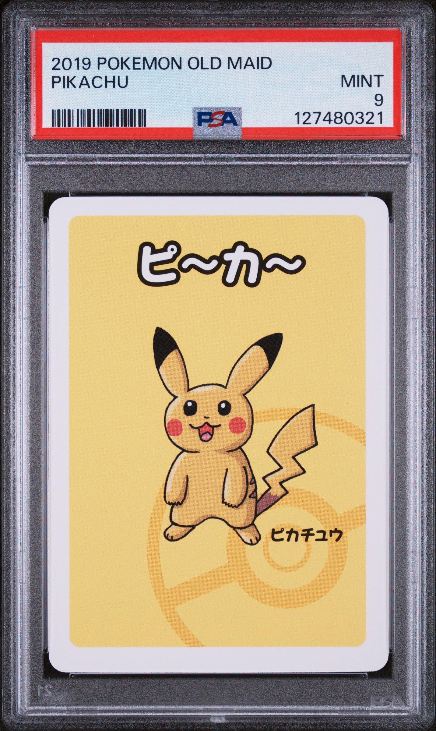 2019 Pokemon Old Maid Pikachu PSA