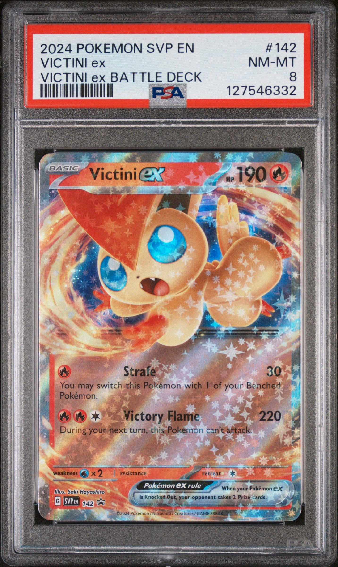 2024 Pokemon Svp En-sv Black Star Promo 142 Victini Ex Victini Ex