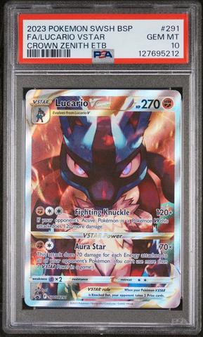♦︎ LIGHT BRINGER (Premium Edition) 2023 Pokemon Swsh Black Star Promo 291 Full Art/lucario Vstar