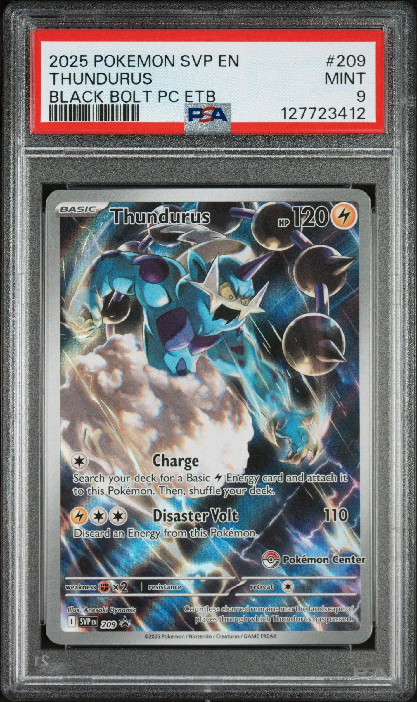 2025 Pokemon Svp En-sv Black Star Promo 209 Thundurus Black Bolt