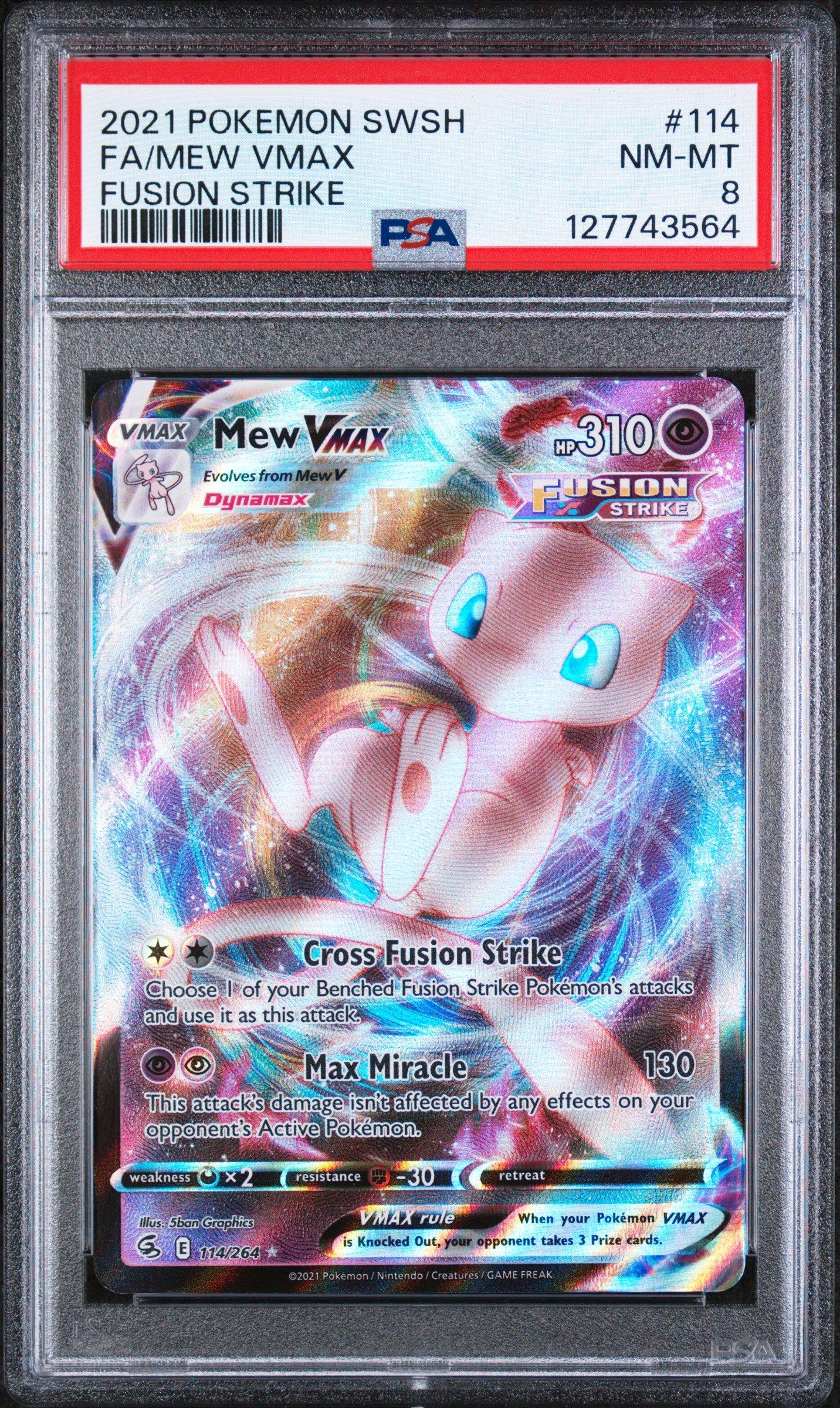 mew vmax pokemon card Pokmon TCG: League Battle Deck 290-85112 which deals a base of 210 damage Pokemon Card Mew VMAX Cross