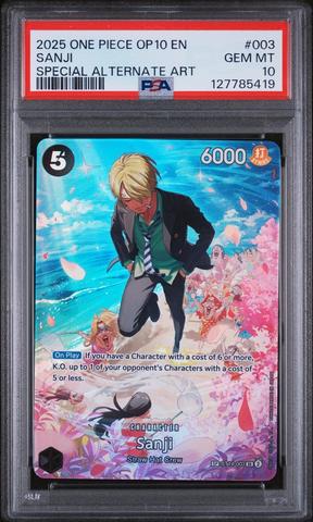 2025 One Piece Op10-royal Blood 003 Sanji Special Alternate Art