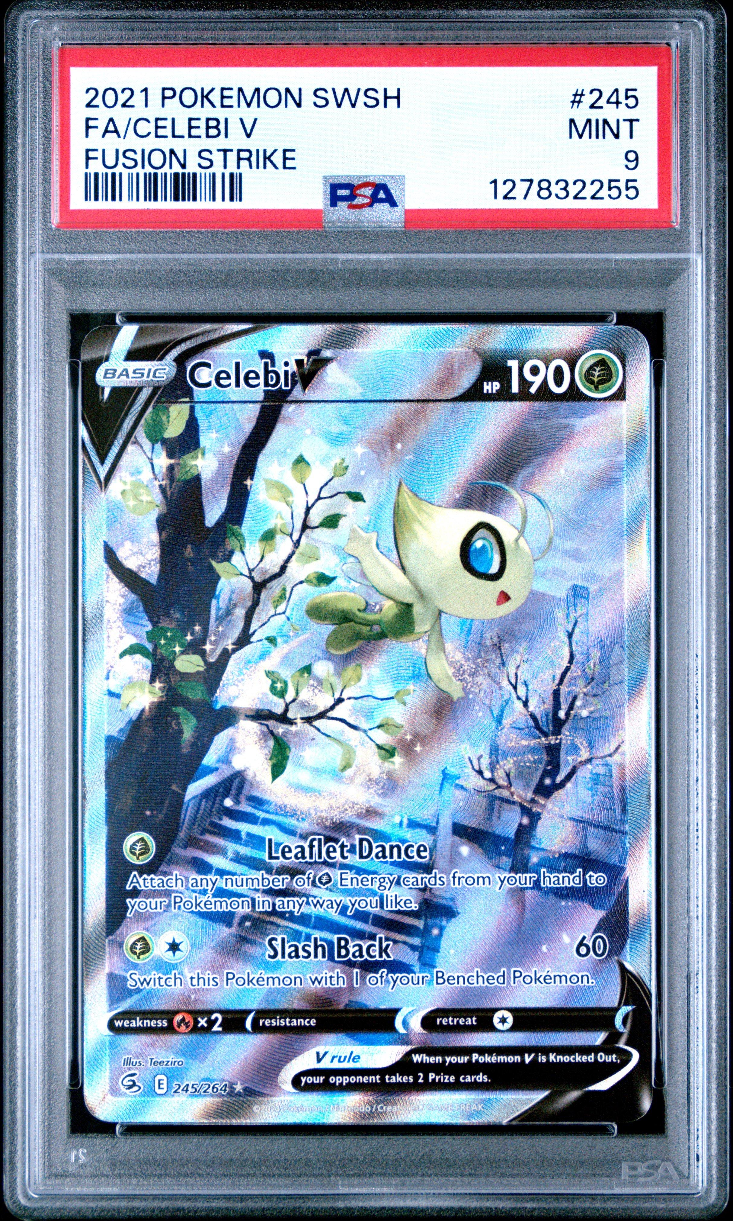 celebi v pokemon card Alt Art from FS. Undervalued or properly valued at $100 for a 10? : r/PokeInvesting Evolves from null Type Pokmon TCG Celebi V Alternate