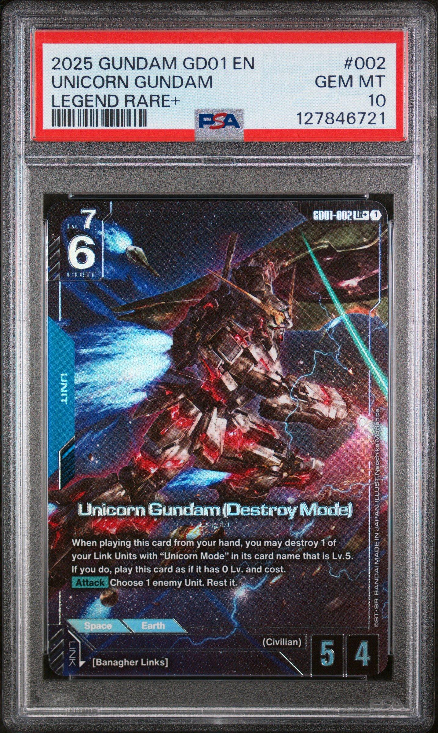 2025 Gundam Newtype Rising 002 Unicorn Gundam (destroy Mode
