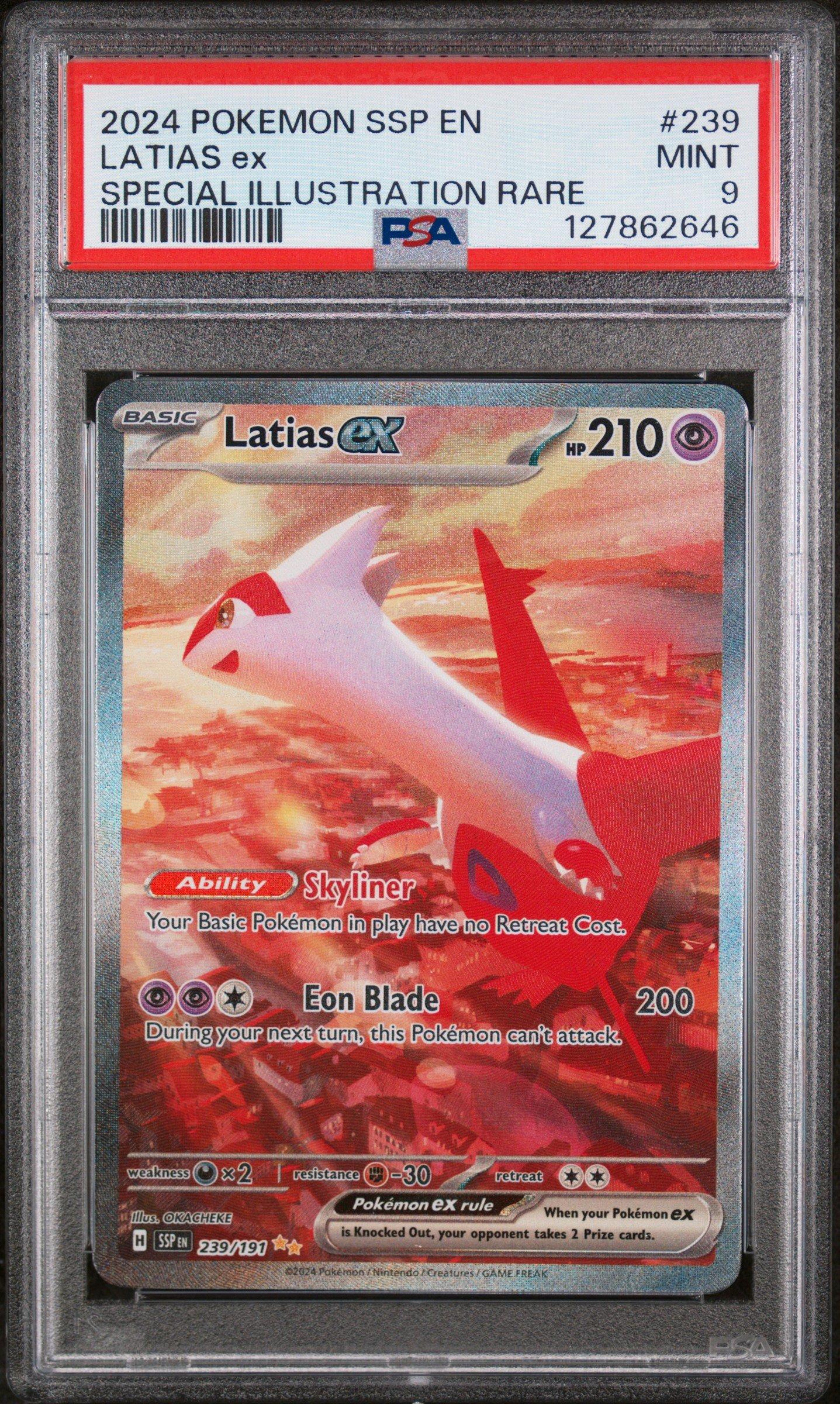 2024 Pokemon Ssp En-surging Sparks 239 Latias Ex Special