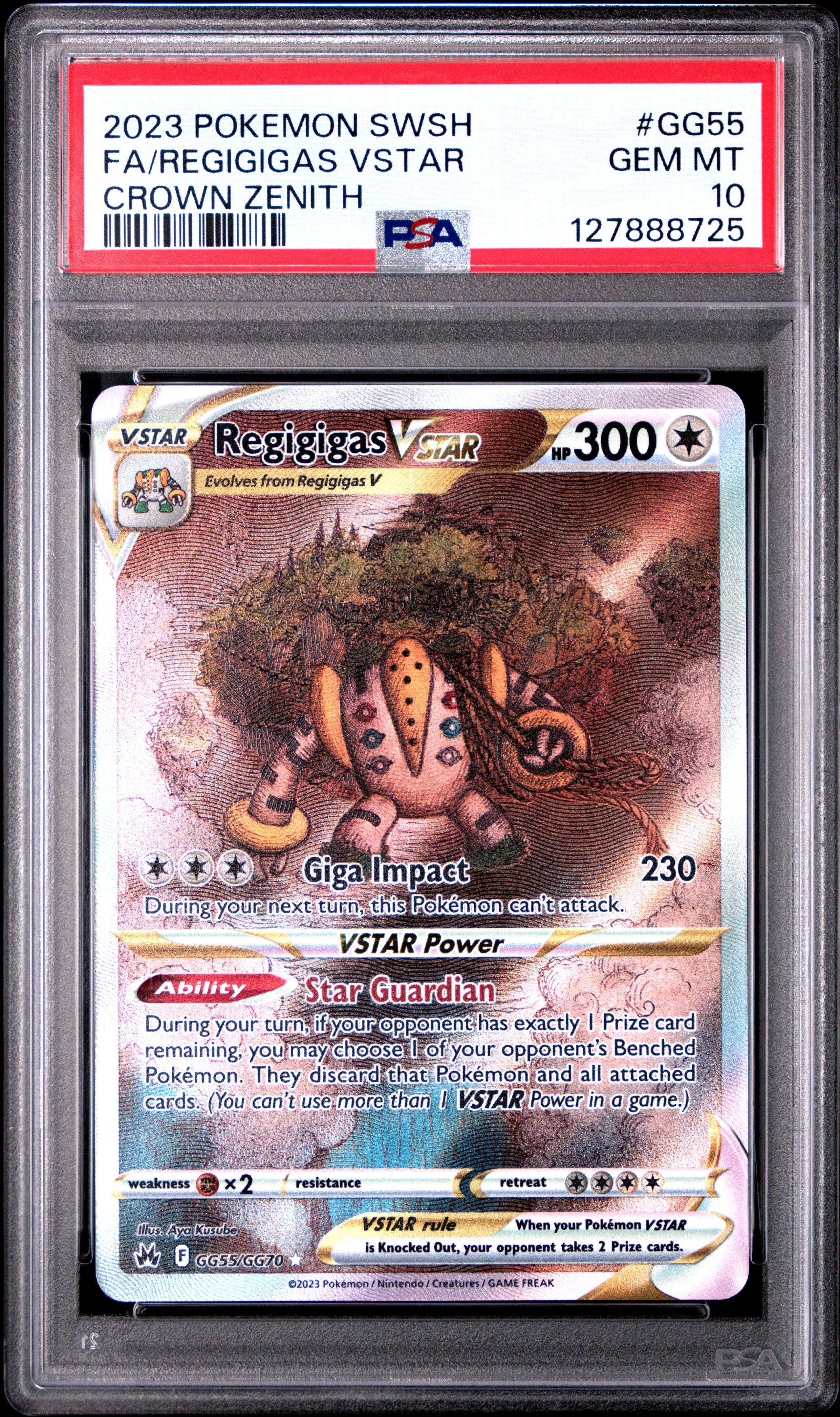 regigigas vstar pokemon card price Regigigas VSTAR GG55/GG70