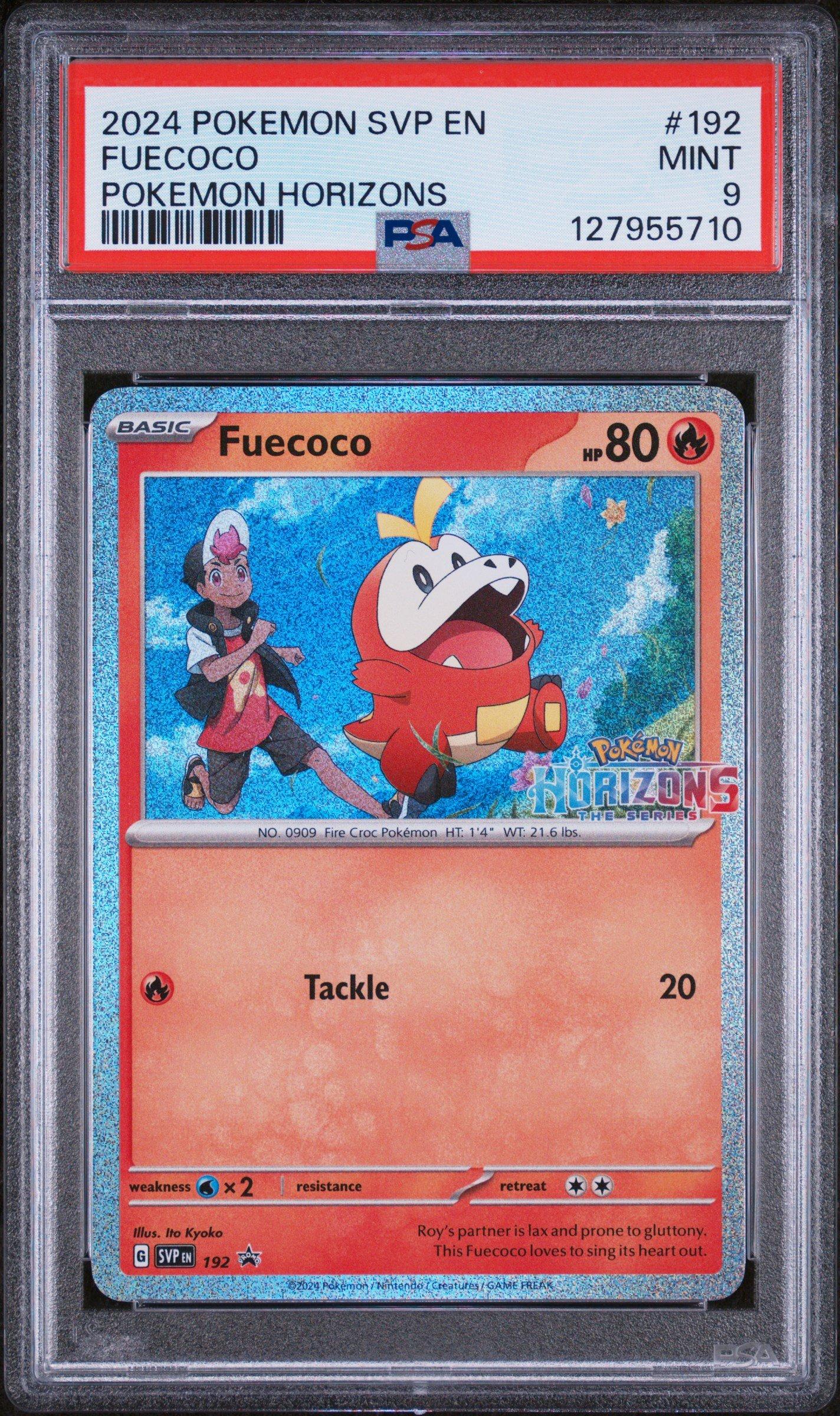 ポケモンカード PSAグレード付きセット 2024 Pokemon Svp En-sv Black Star Promo 192 Fuecoco Pokemon