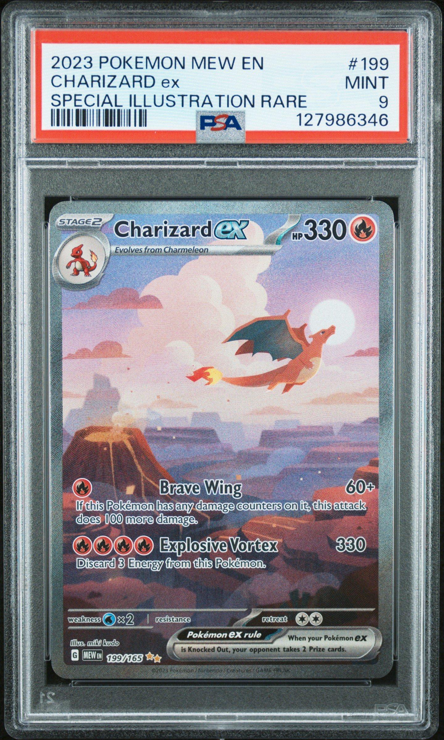 2023 Pokemon Mew En-151 199 Charizard Ex Special Illustration Rare