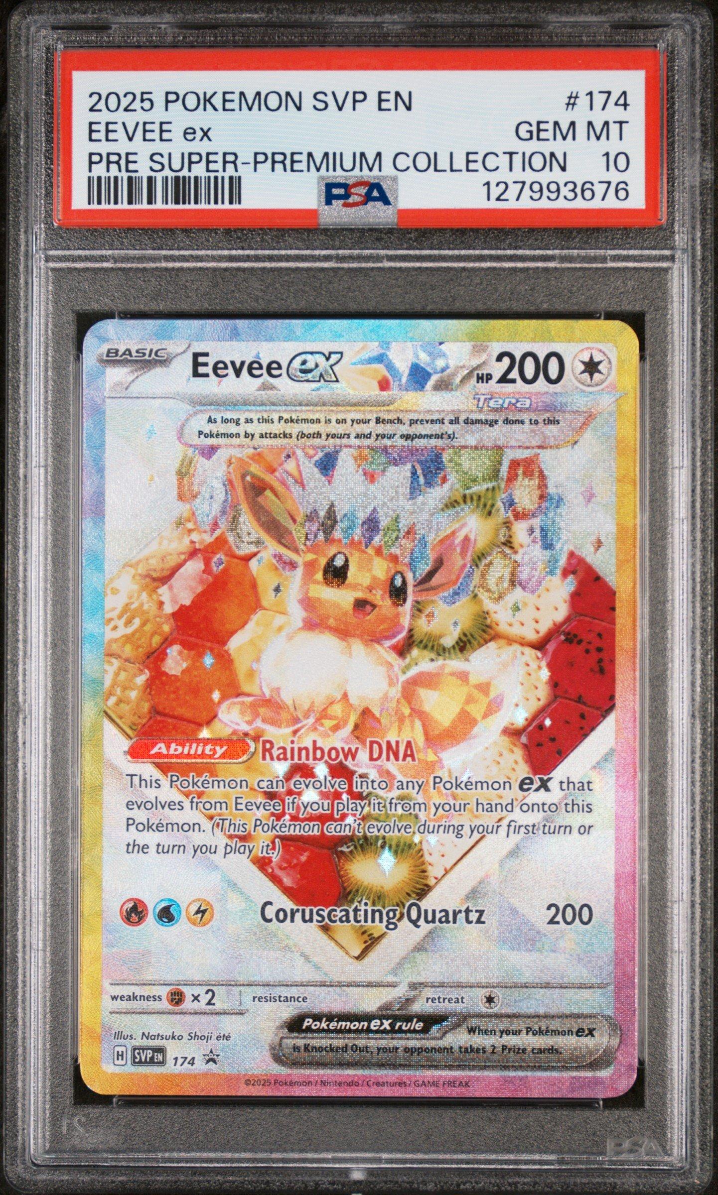 2025 Pokemon Svp En-sv Black Star Promo 174 Eevee Ex Prismatic