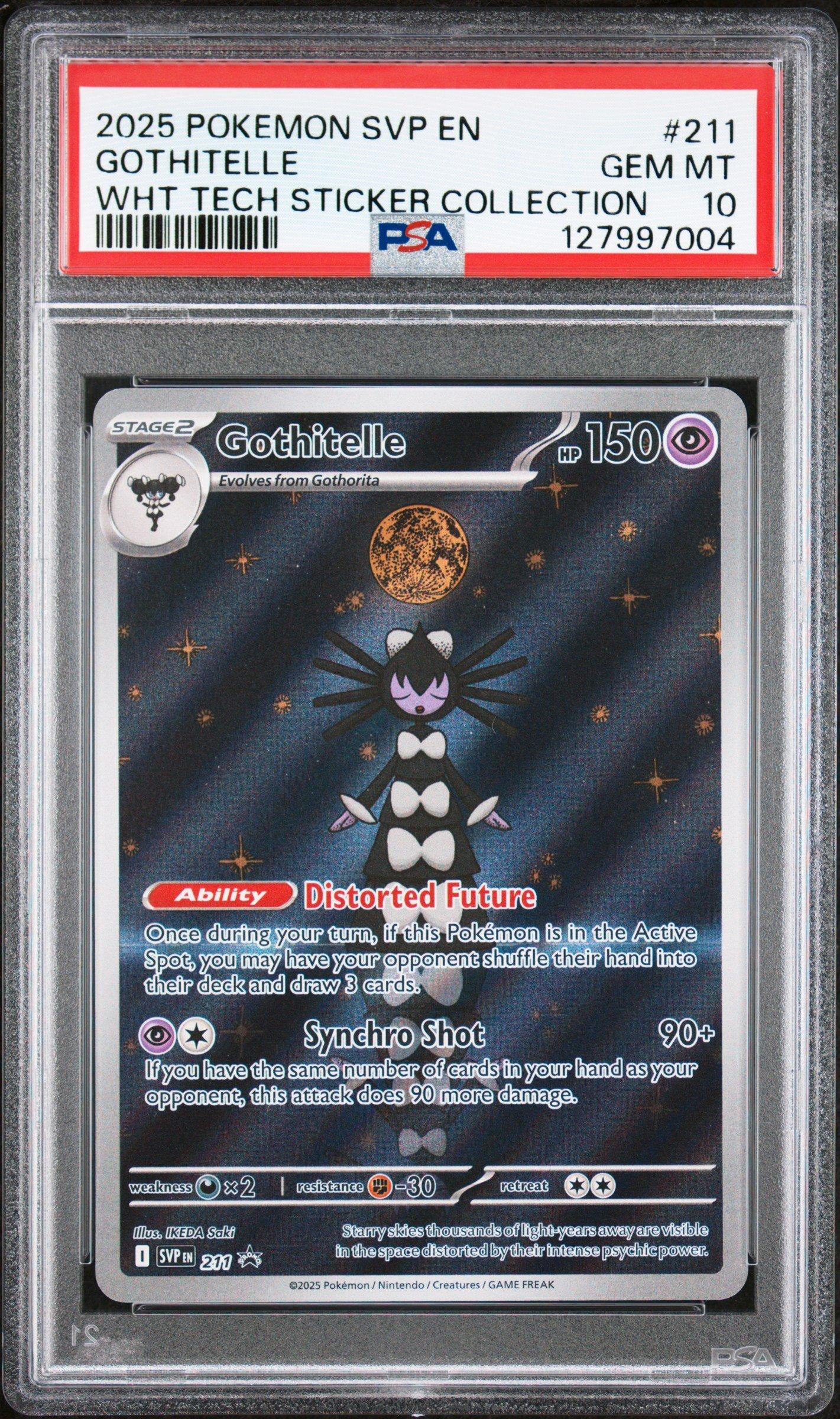 2025 Pokemon Svp En-sv Black Star Promo 211 Gothitelle White Flare