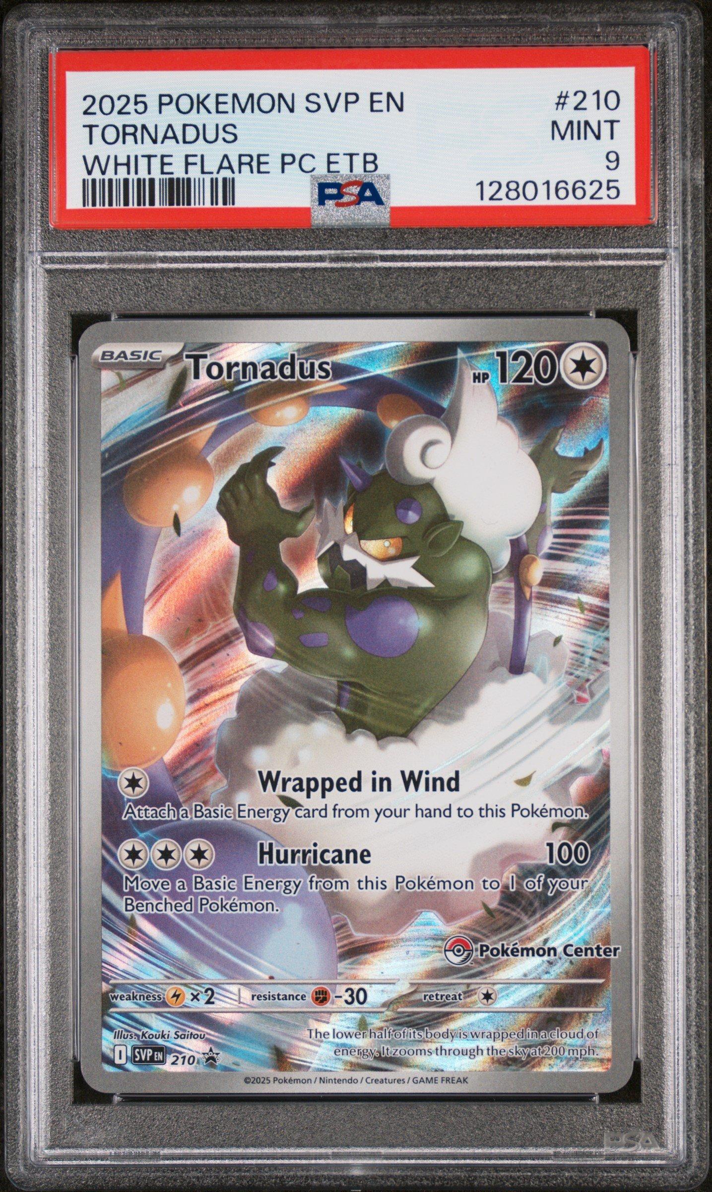 2025 Pokemon Svp En-sv Black Star Promo 210 Tornadus White Flare