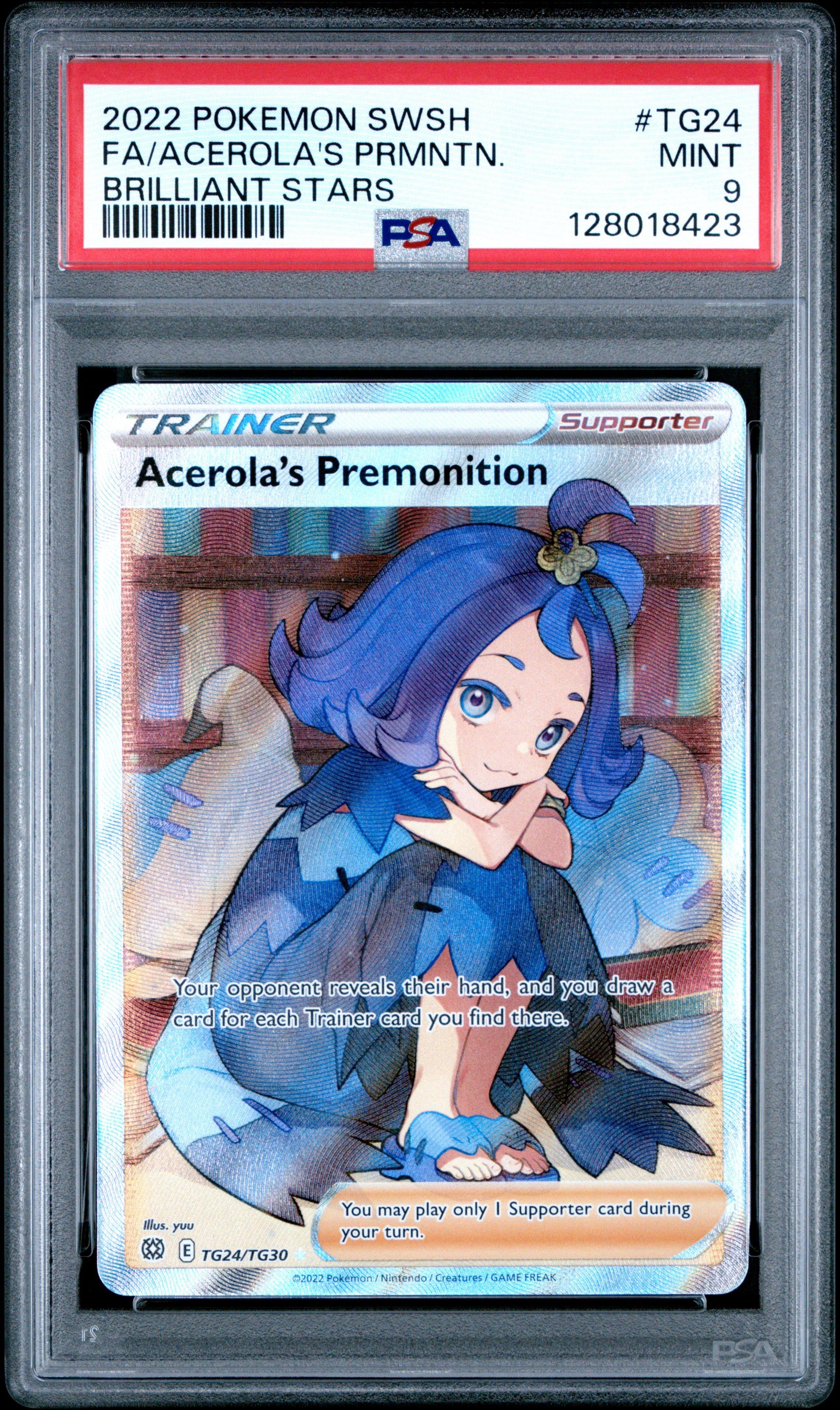 2022 Pokemon Sword & Shield Brilliant Stars Tg24 Full Art