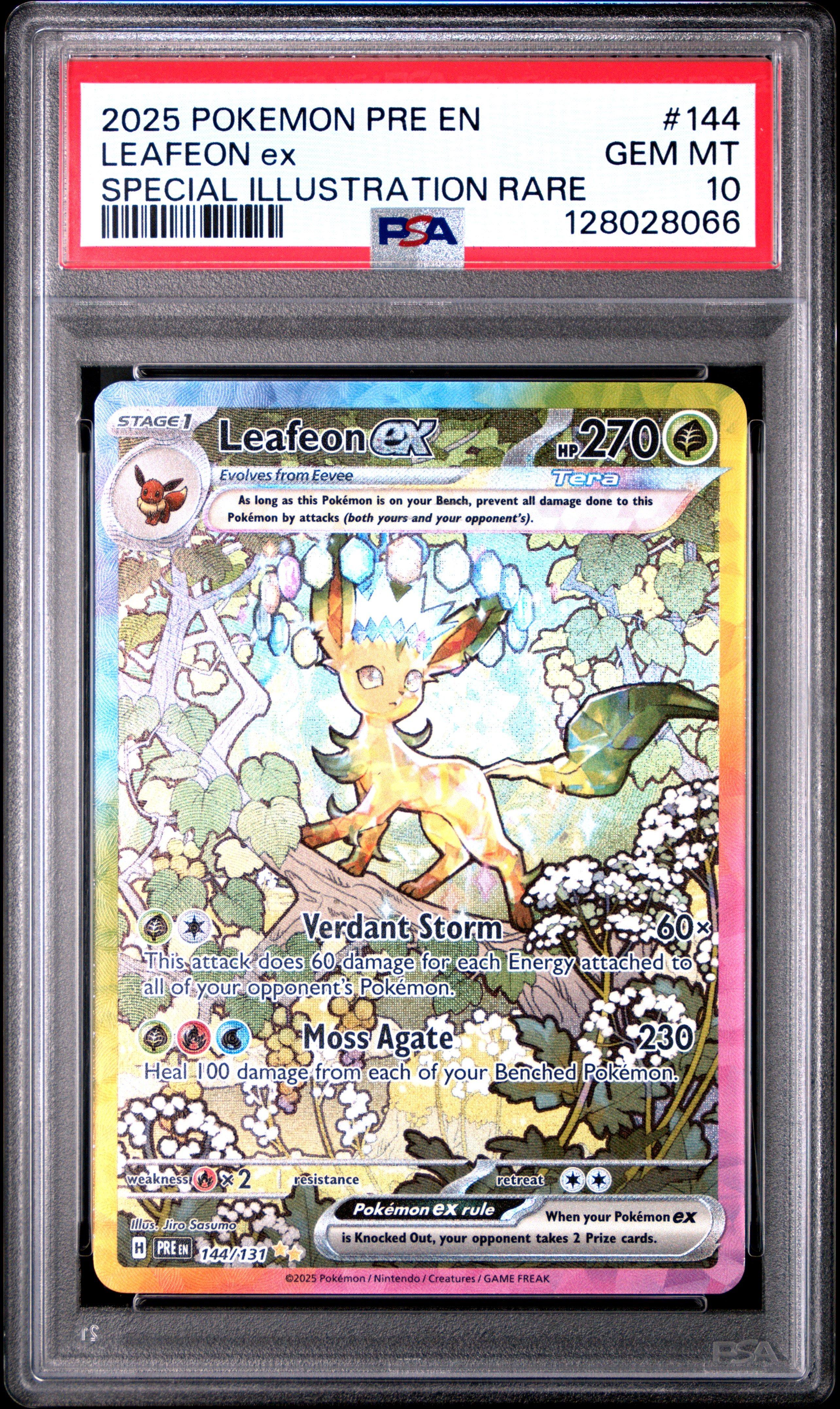 rare leafeon card Pokemon Black and White Plasma Freeze Rare Leafeon #11