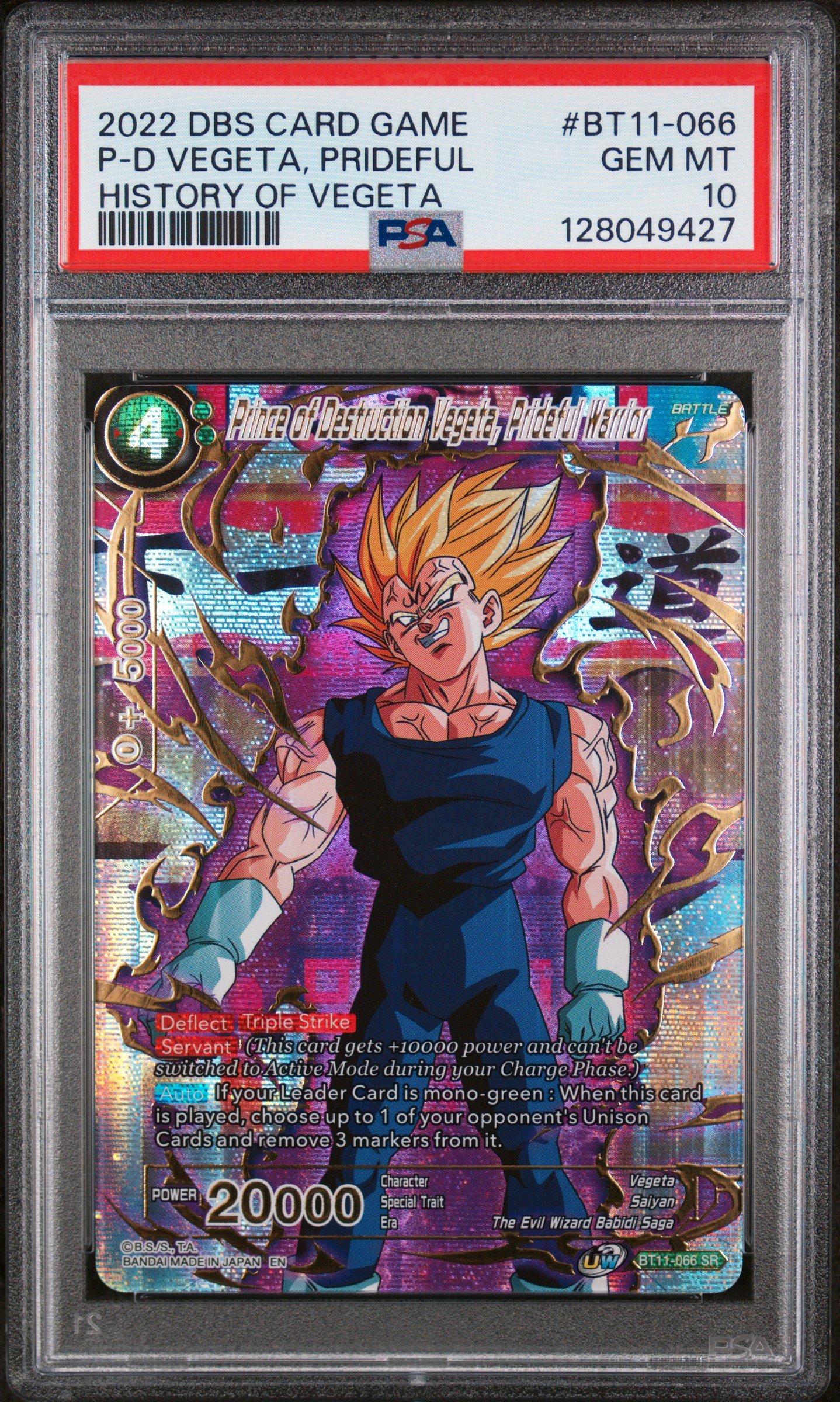 2022 Dragon Ball Super Card Game Theme Selection History Of Vegeta