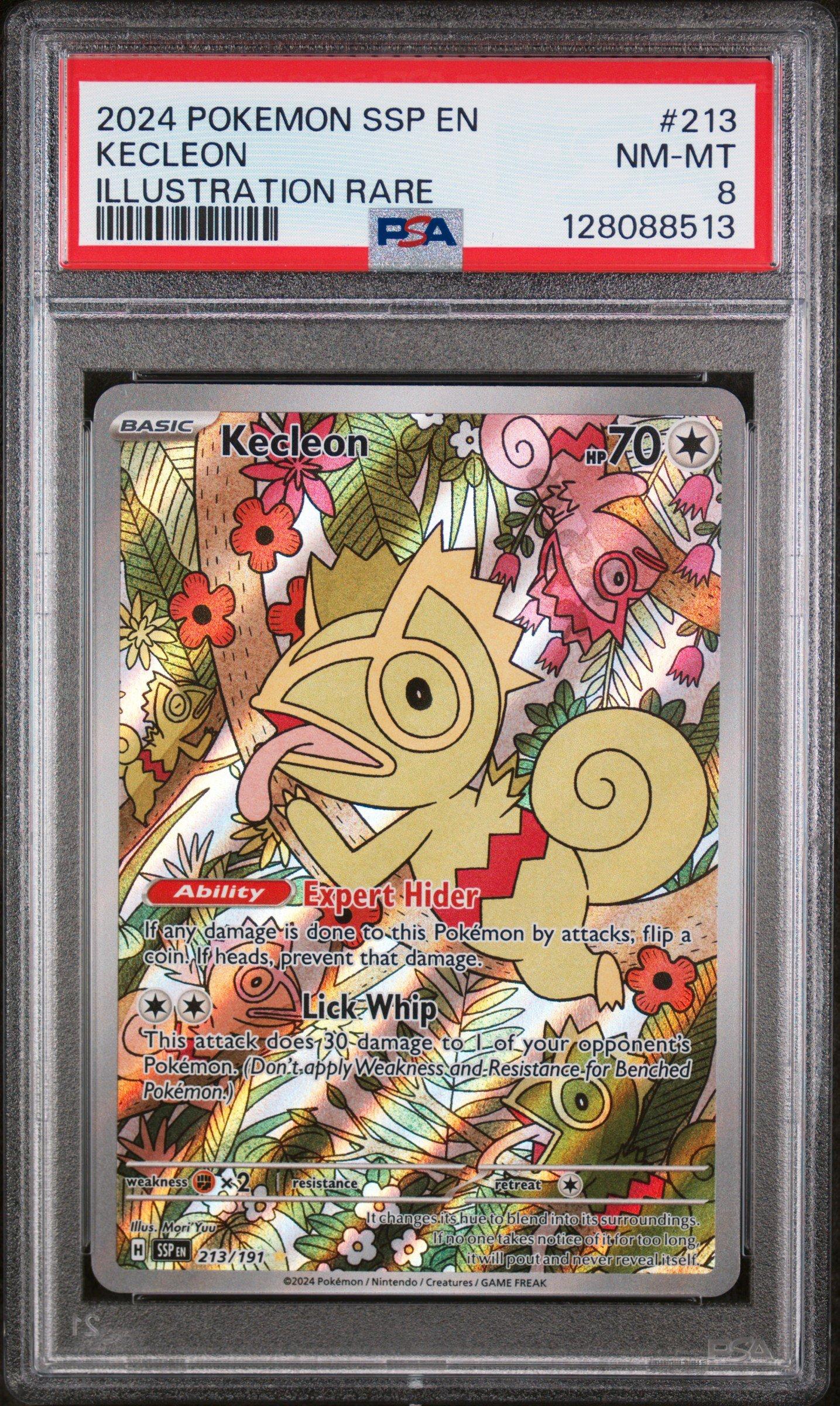 2024 Pokemon Ssp En-surging Sparks 213 Kecleon Illustration Rare
