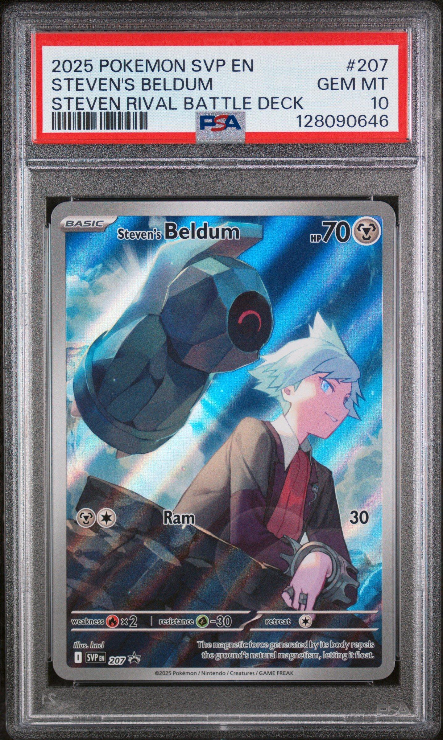 2025 Pokemon Svp En-sv Black Star Promo 207 Steven's Beldum Steven