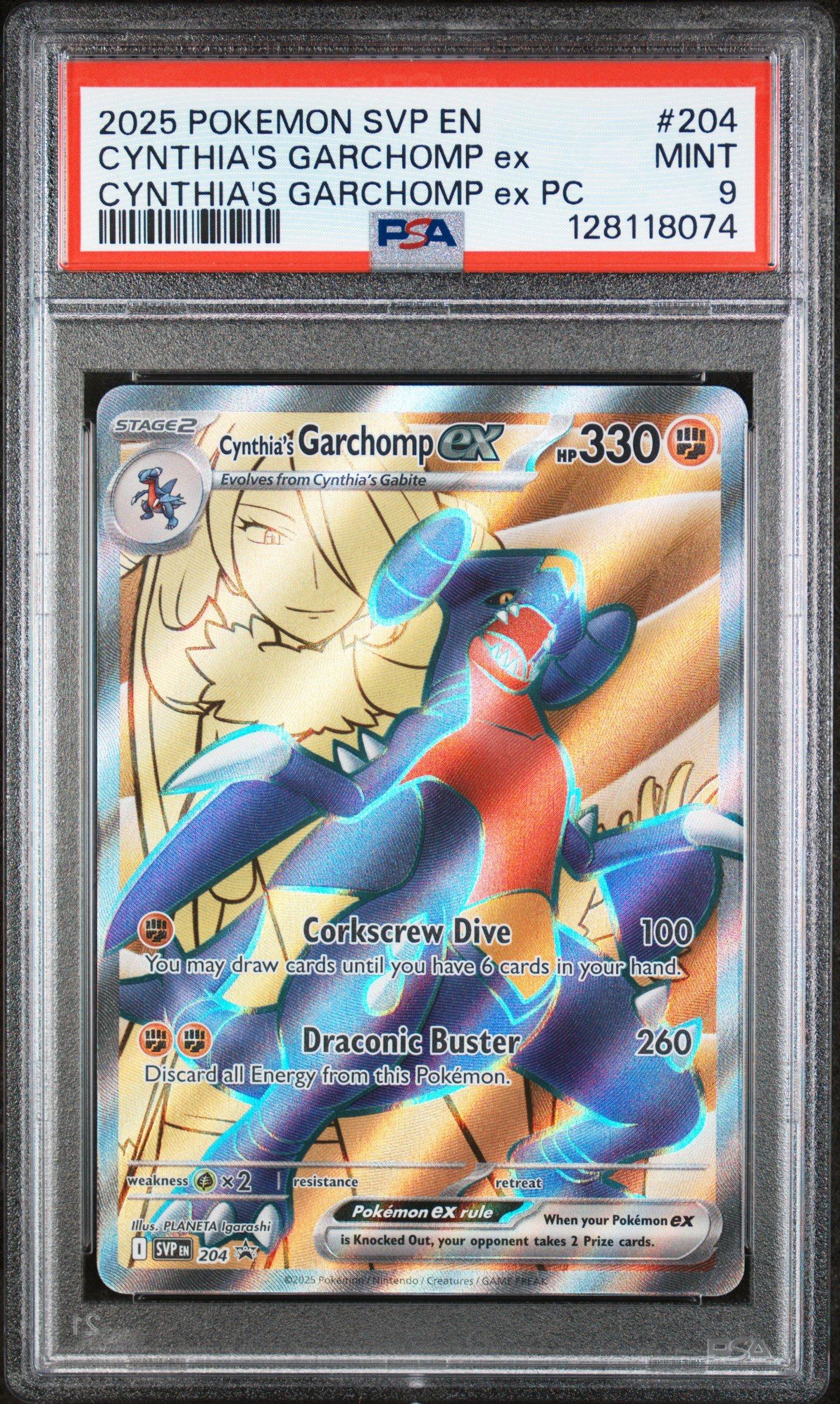 2025 Pokemon Svp En-sv Black Star Promo 204 Cynthia's Garchomp Ex