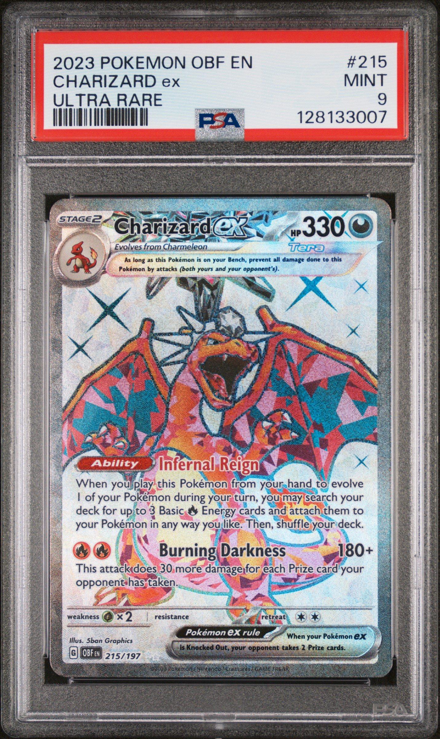 pokemon card 215 197 Amazon.com: Pokemon - Charizard ex 215/197 - Obsidian Flames - Ultra Rare main image 1