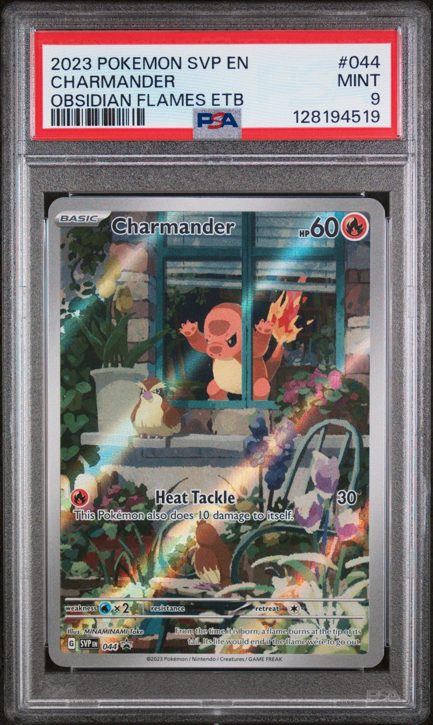 PSA9 ヒトカゲ Charmander 044 ENG 2023 Pokemon Svp En-sv Black Star Promo 044 Charmander Obsidian