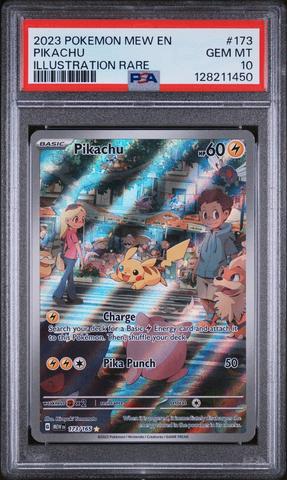 2023 Pokemon Mew En-151 173 Pikachu Illustration Rare PSA 10