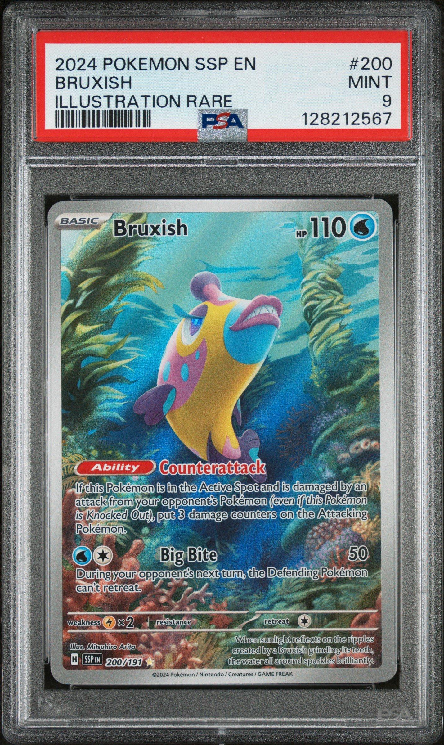 2024 Pokemon Ssp En-surging Sparks 200 Bruxish Illustration Rare