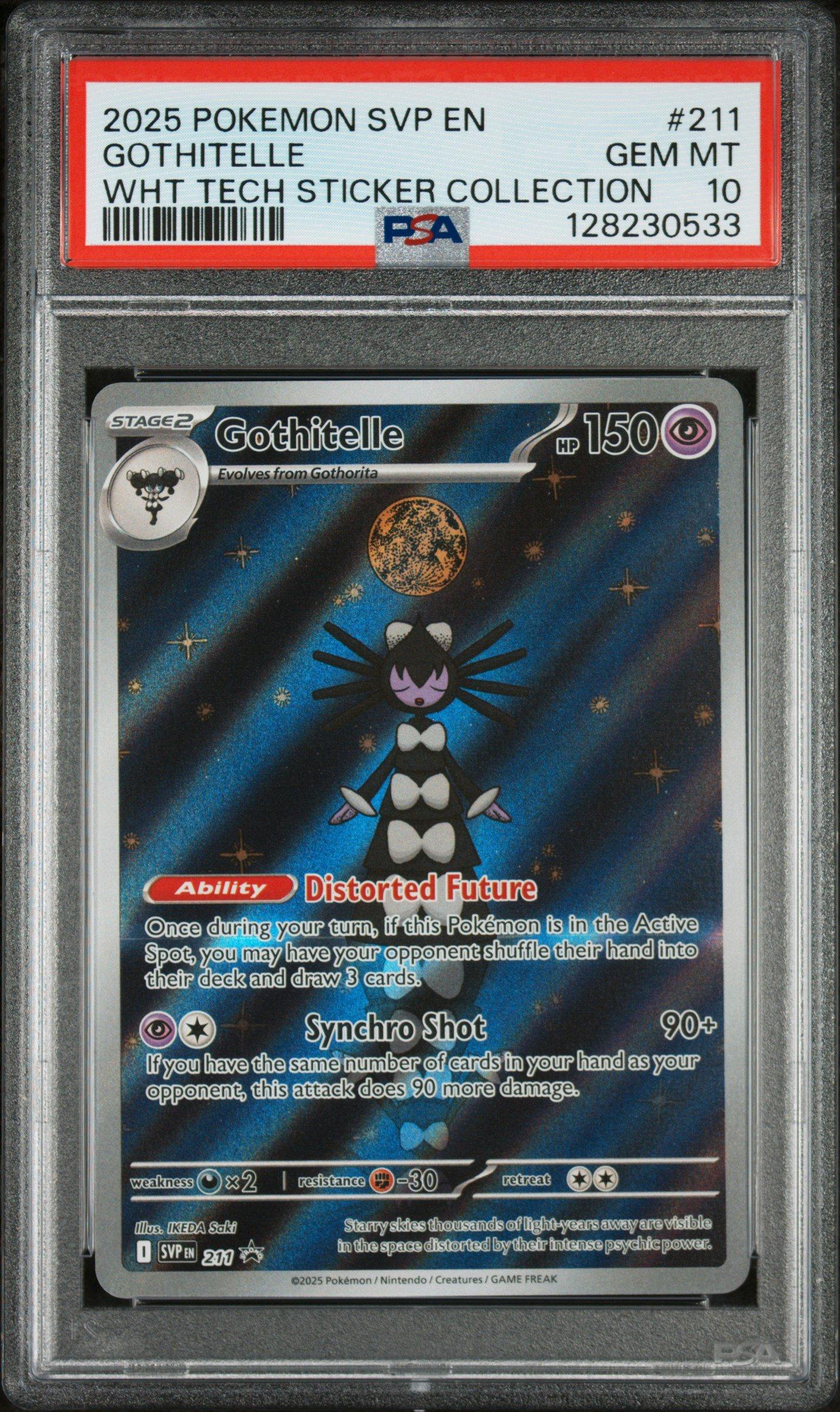 2025 Pokemon Svp En-sv Black Star Promo 211 Gothitelle White Flare