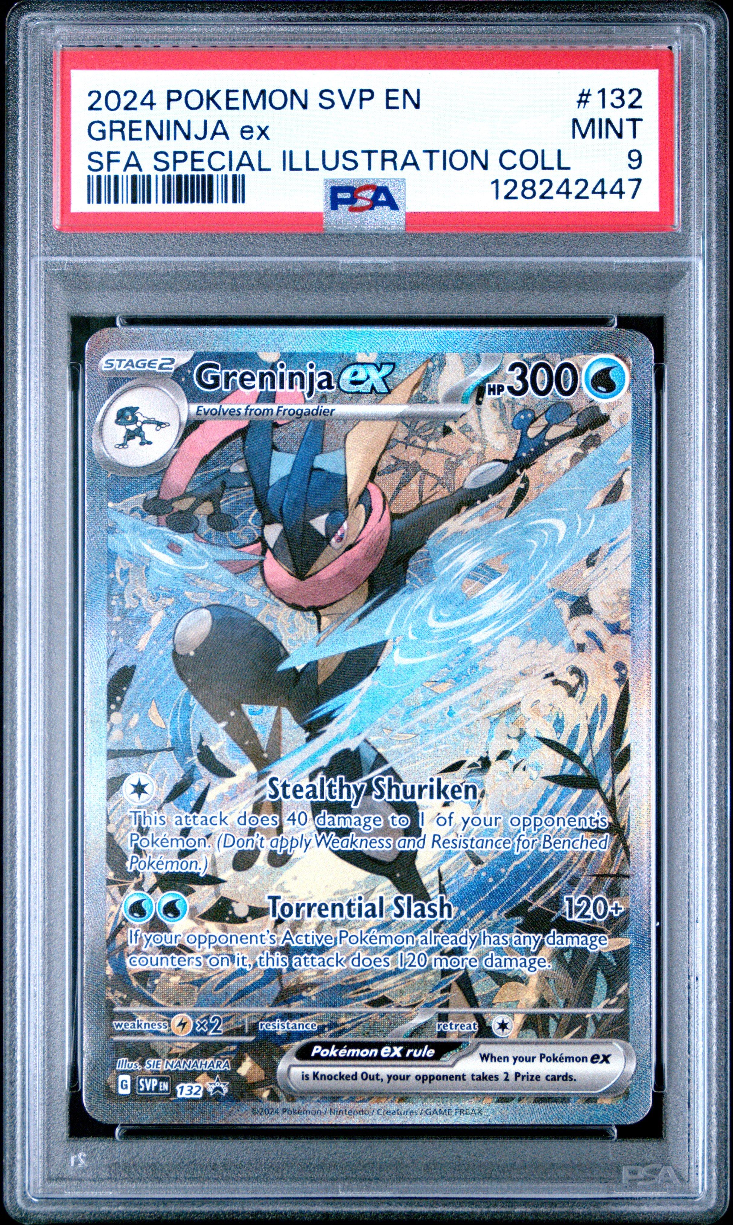 greninja graded card CGC 9 GX Full Art (Graded Card) Any notable flaws or damage to this item will be noted in this listing 2026 Pokemon Cri En-chaos Rising