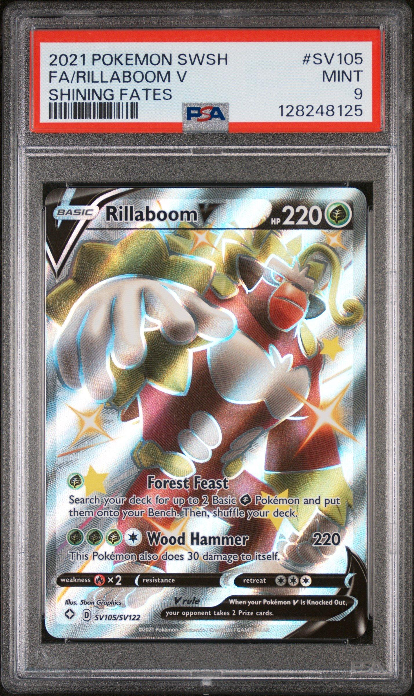 rillaboom v pokemon card value Vmax 018/192 - Ultra Rare When your Pokmon V is Knocked Out 2021 Pokemon Sword & Shield