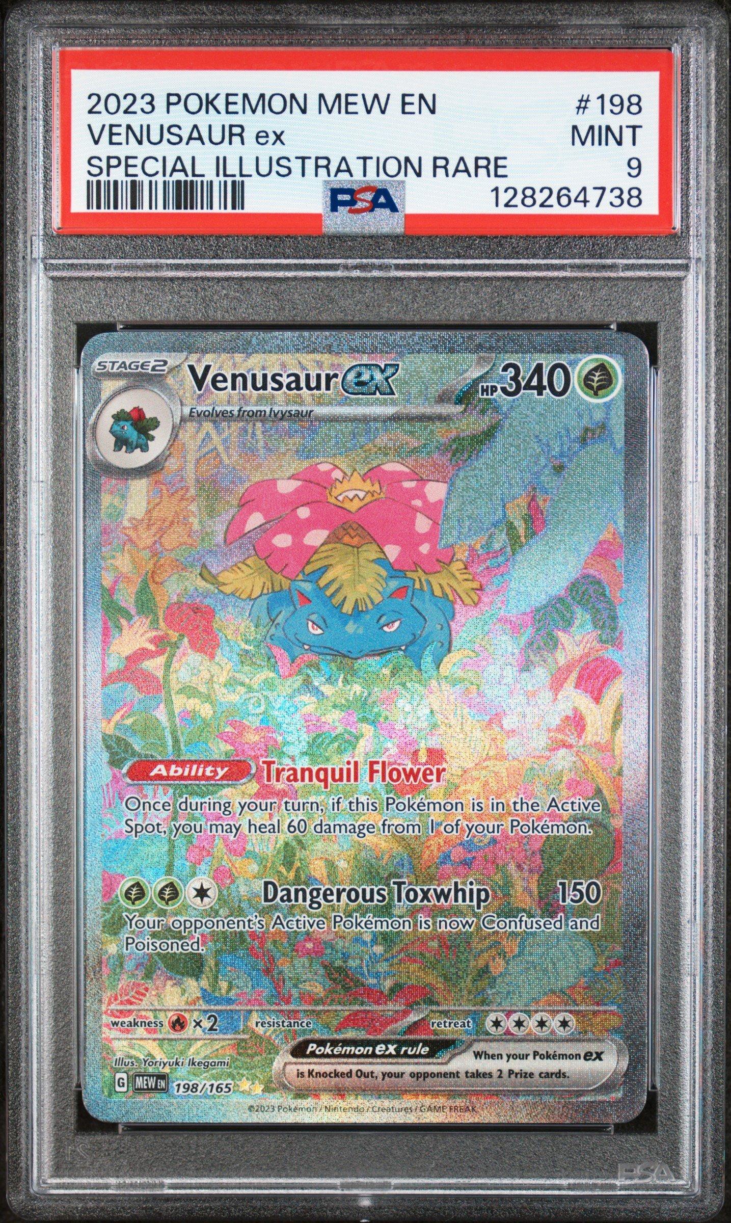 2023 Pokemon Mew En-151 198 Venusaur Ex Special Illustration Rare