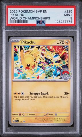 2025 Pokemon Svp En-sv Black Star Promo 225 Pikachu World