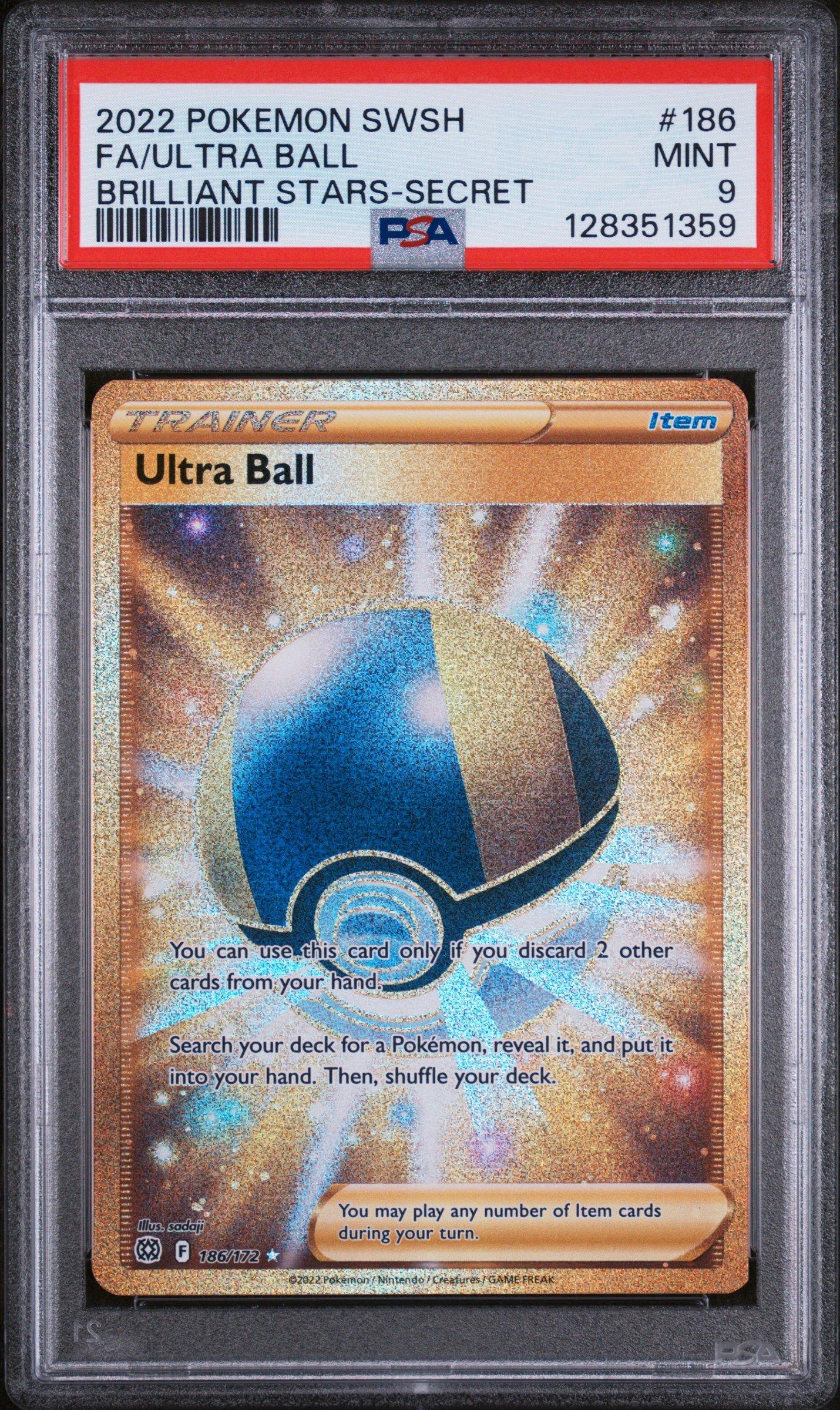 【PSA9】アゲハント 2022 Pokemon Sword & Shield Brilliant Stars 186 Full Art/ultra