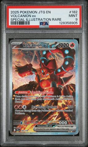 2025 Pokemon Jtg En-journey Together 182 Volcanion Ex Special
