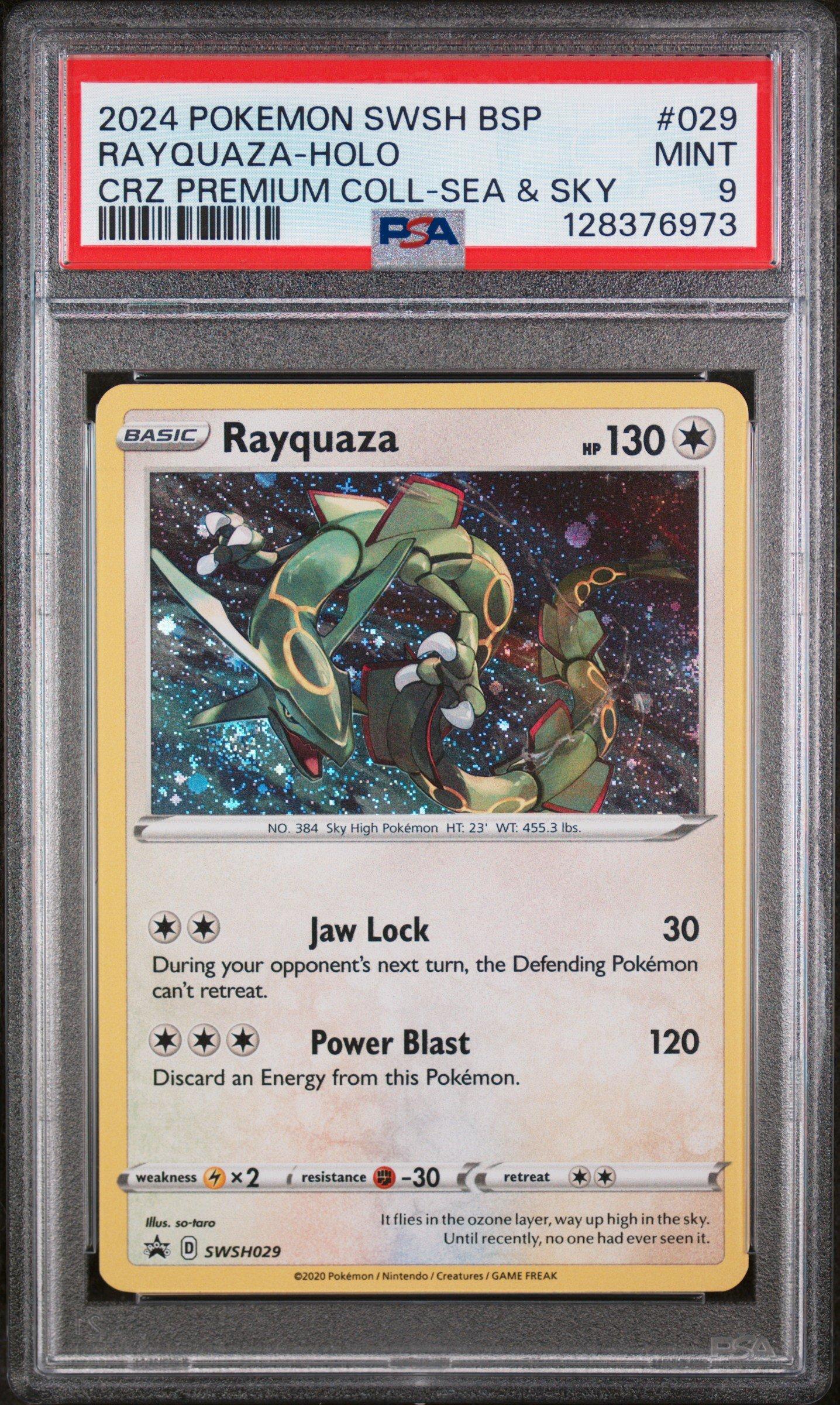 2024 Pokemon Swsh Black Star Promo 029 Rayquaza-holo Crown Zenith